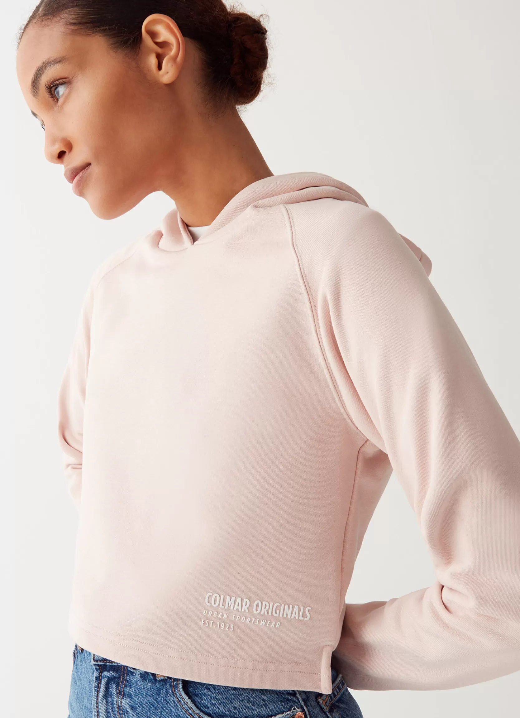 Colmar Short sweatshirt with hood and slits | woman Outlet