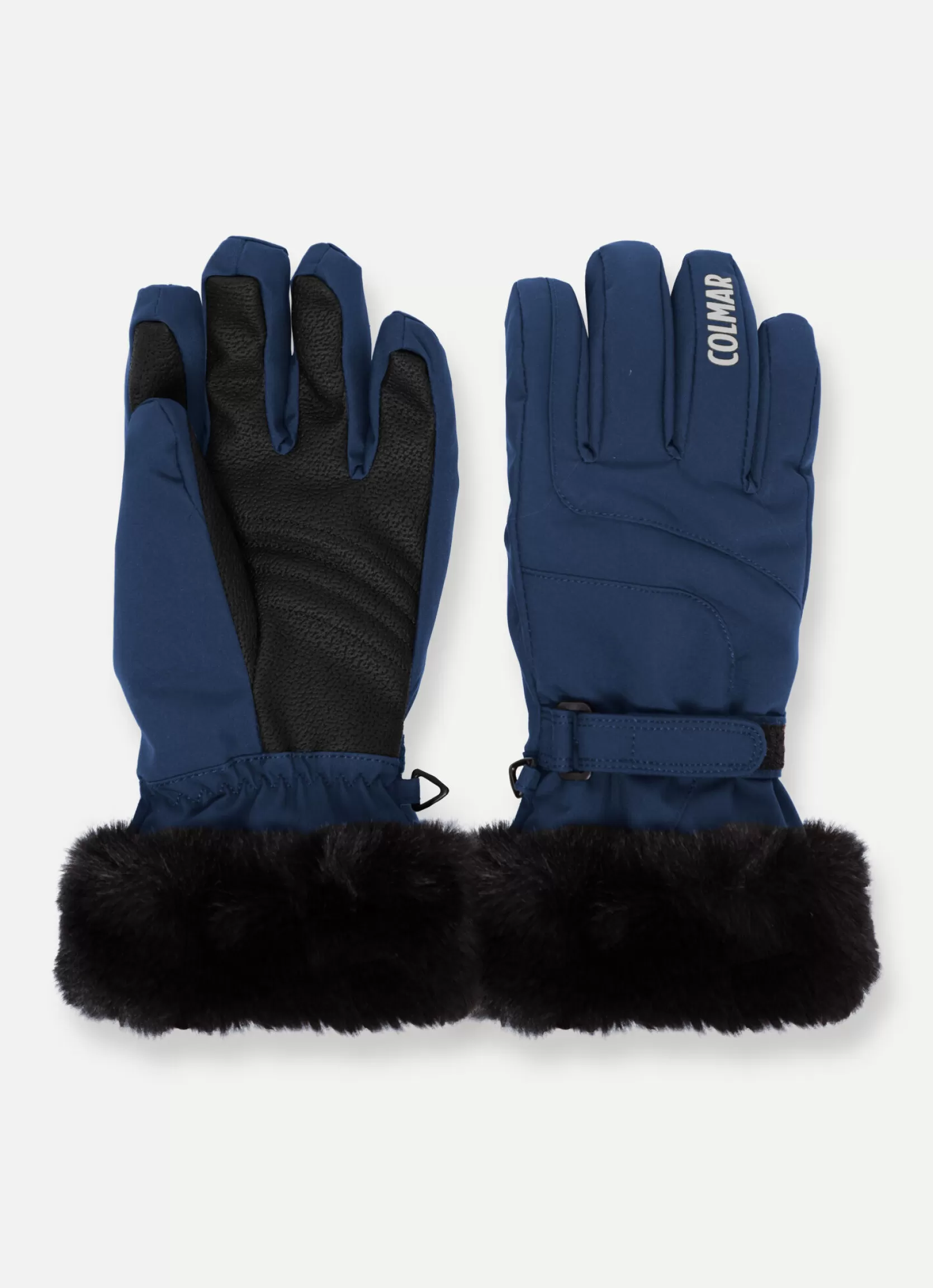 Colmar Ski gloves with technical fur hem | woman Ski Accessories