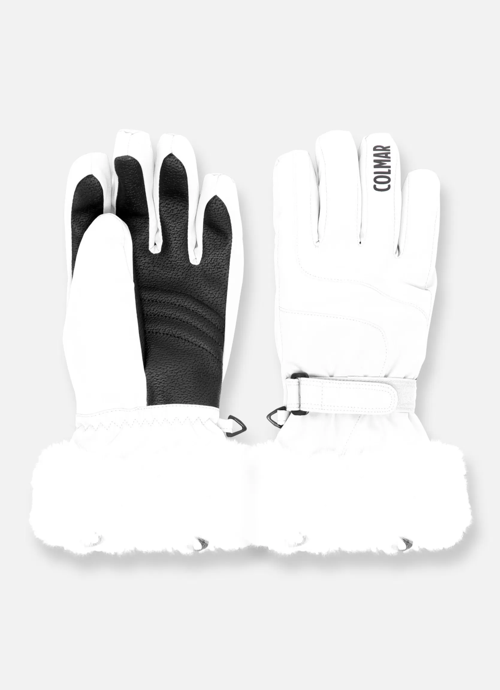 Colmar Ski gloves with technical fur hem | woman Ski Accessories