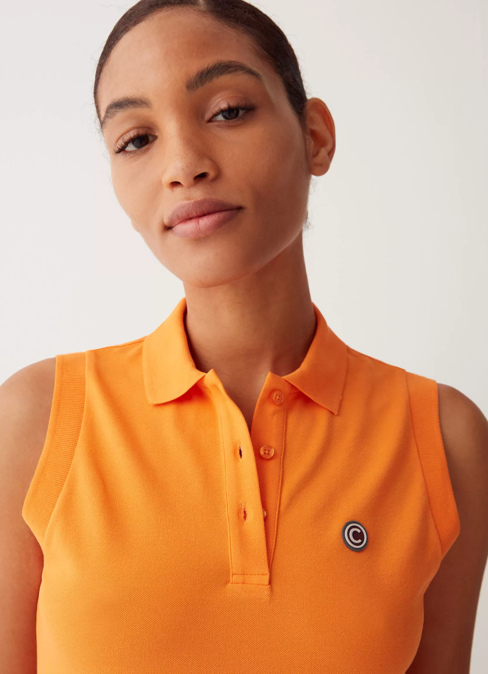 Colmar Sleeveless stretch piquet polo shirt | woman Outlet