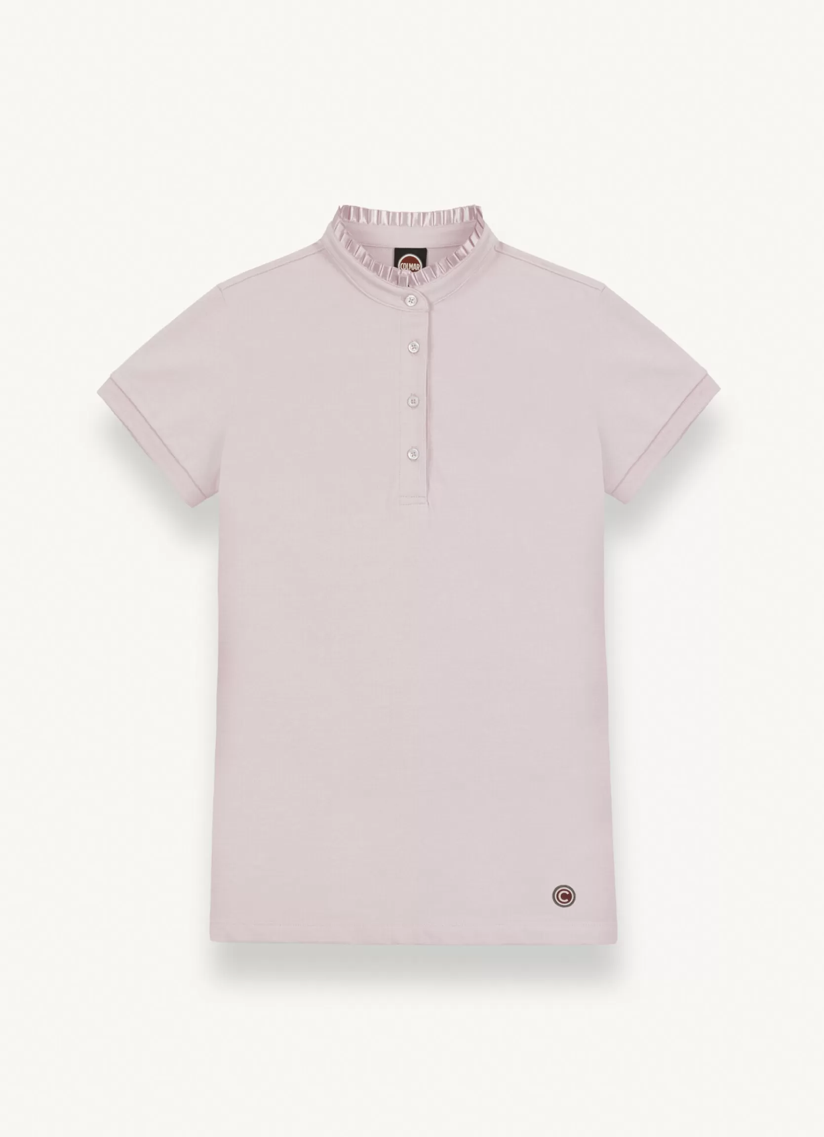 Colmar Slim polo shirt with pleated collar | woman Outlet