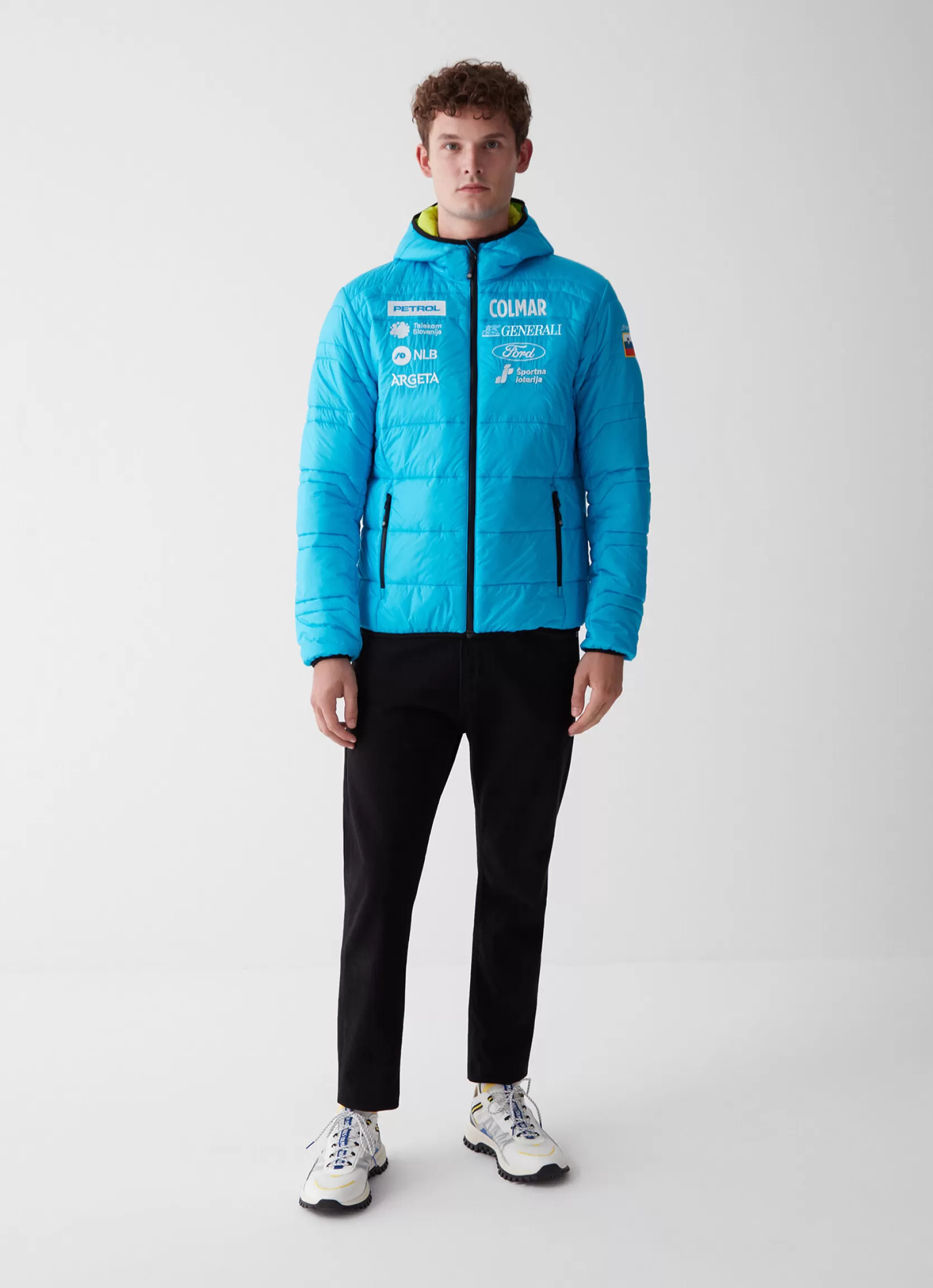 Colmar Slovenian national team quilted ripstop jacket | man Official Racing Suits | Ski Jackets
