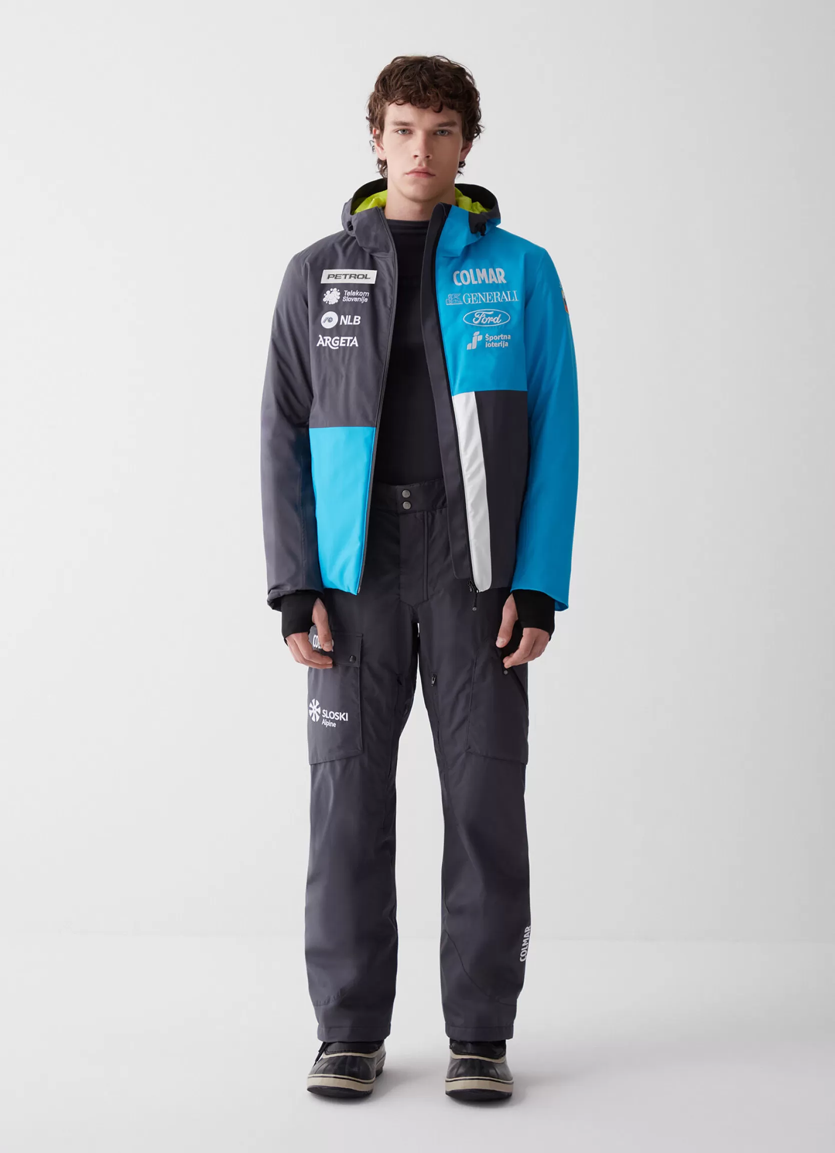 Colmar Slovenian national team ski salopettes | man Official Racing Suits | Ski Trousers