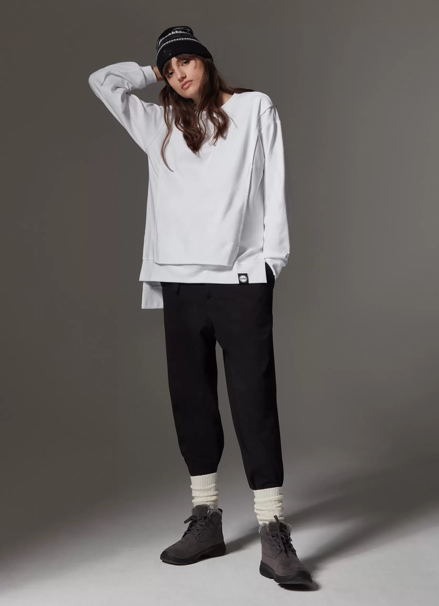 Colmar Soft interlock sweatshirt with hidden pocket | woman Colmar Revolution | Sweatshirts