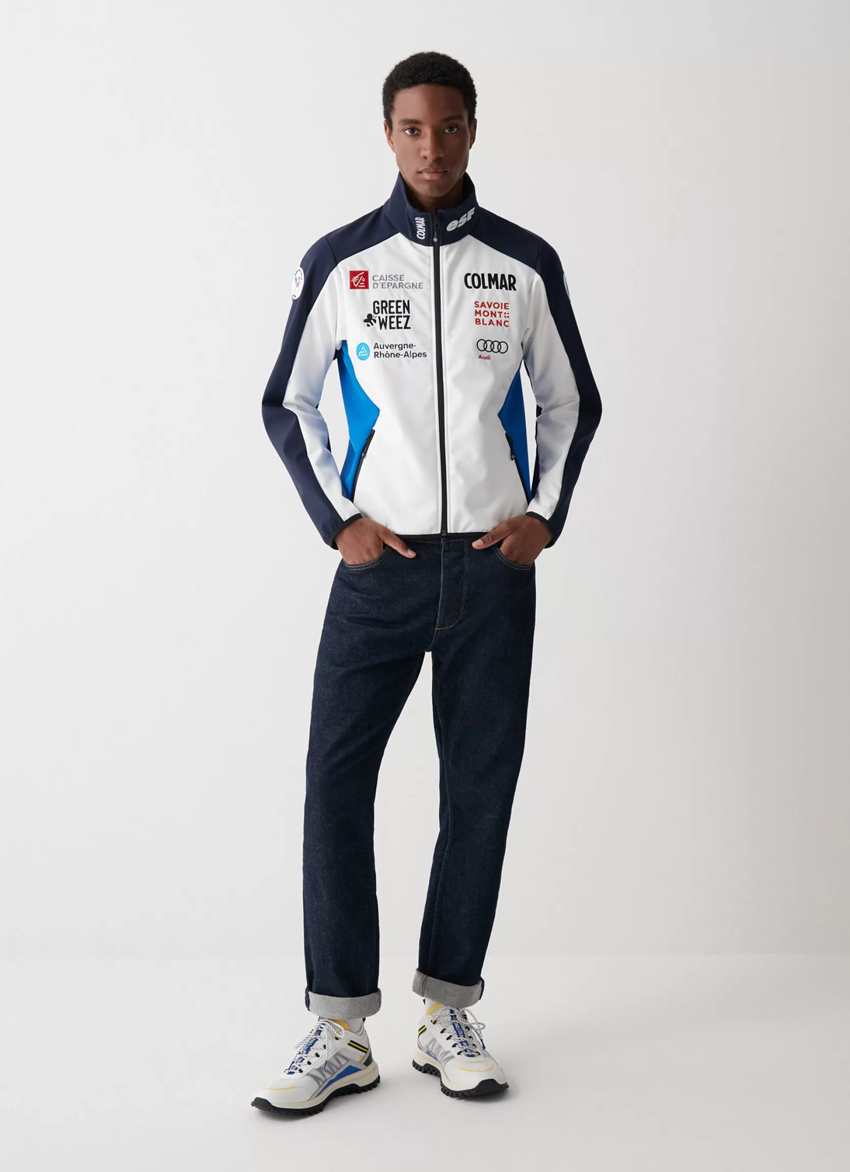Colmar Softshell French national team jacket | man Official Racing Suits | Ski Jackets