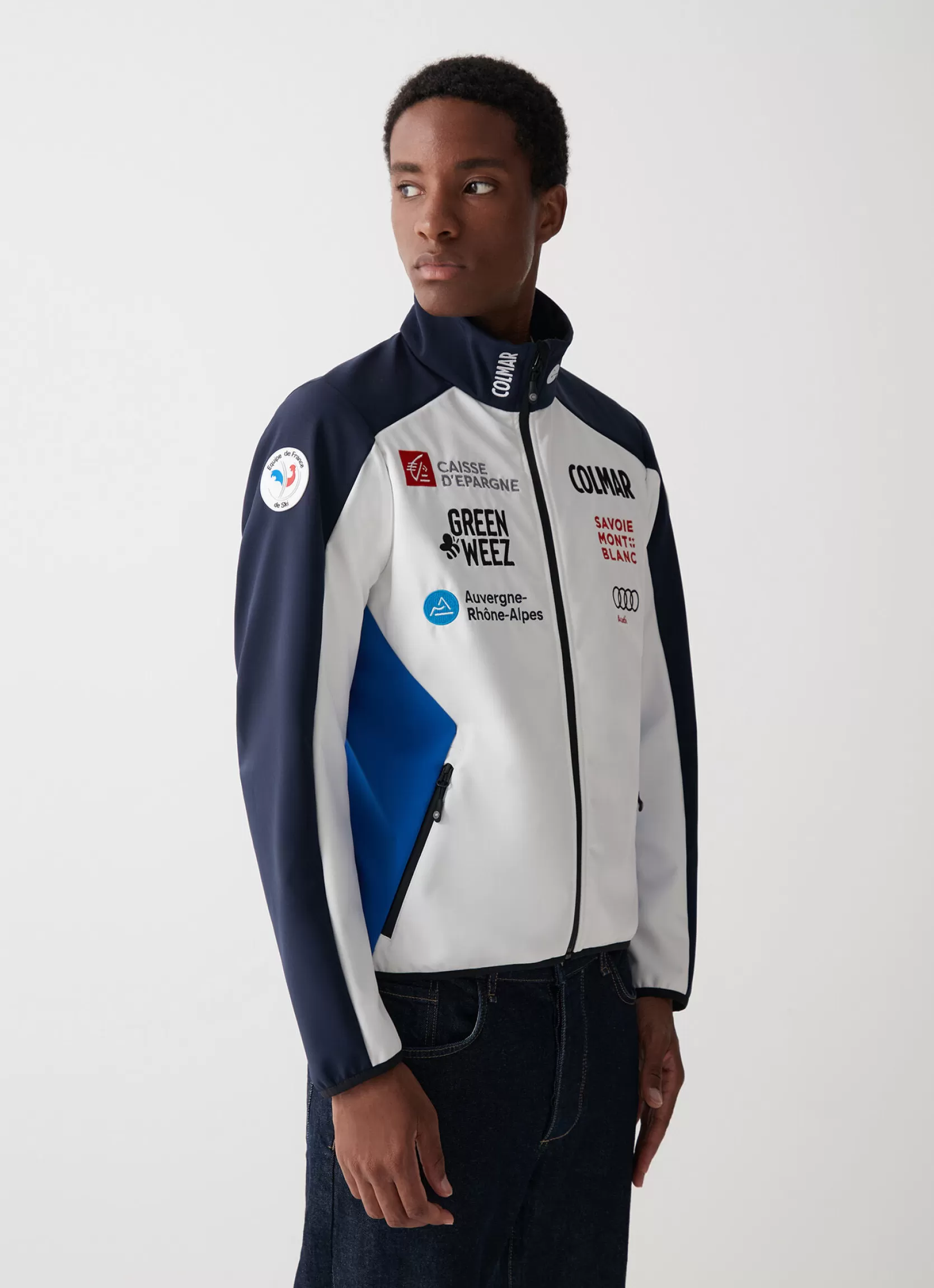 Colmar Softshell French national team jacket | man Official Racing Suits | Ski Jackets