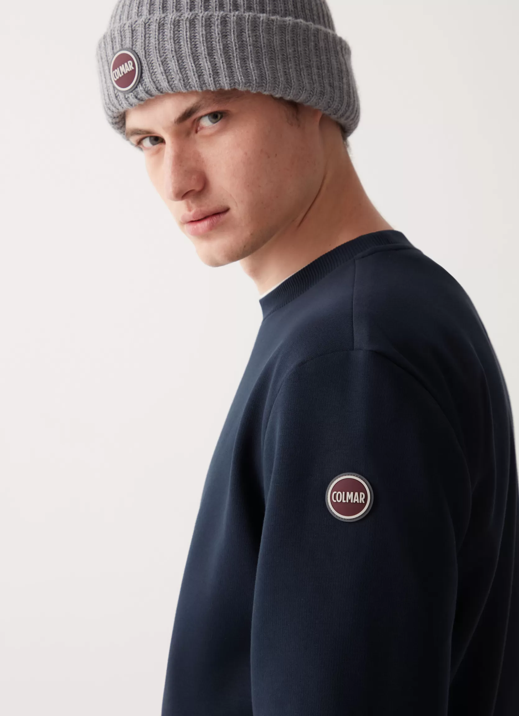 Colmar Solid colour crew-neck sweatshirt | man Sweatshirts