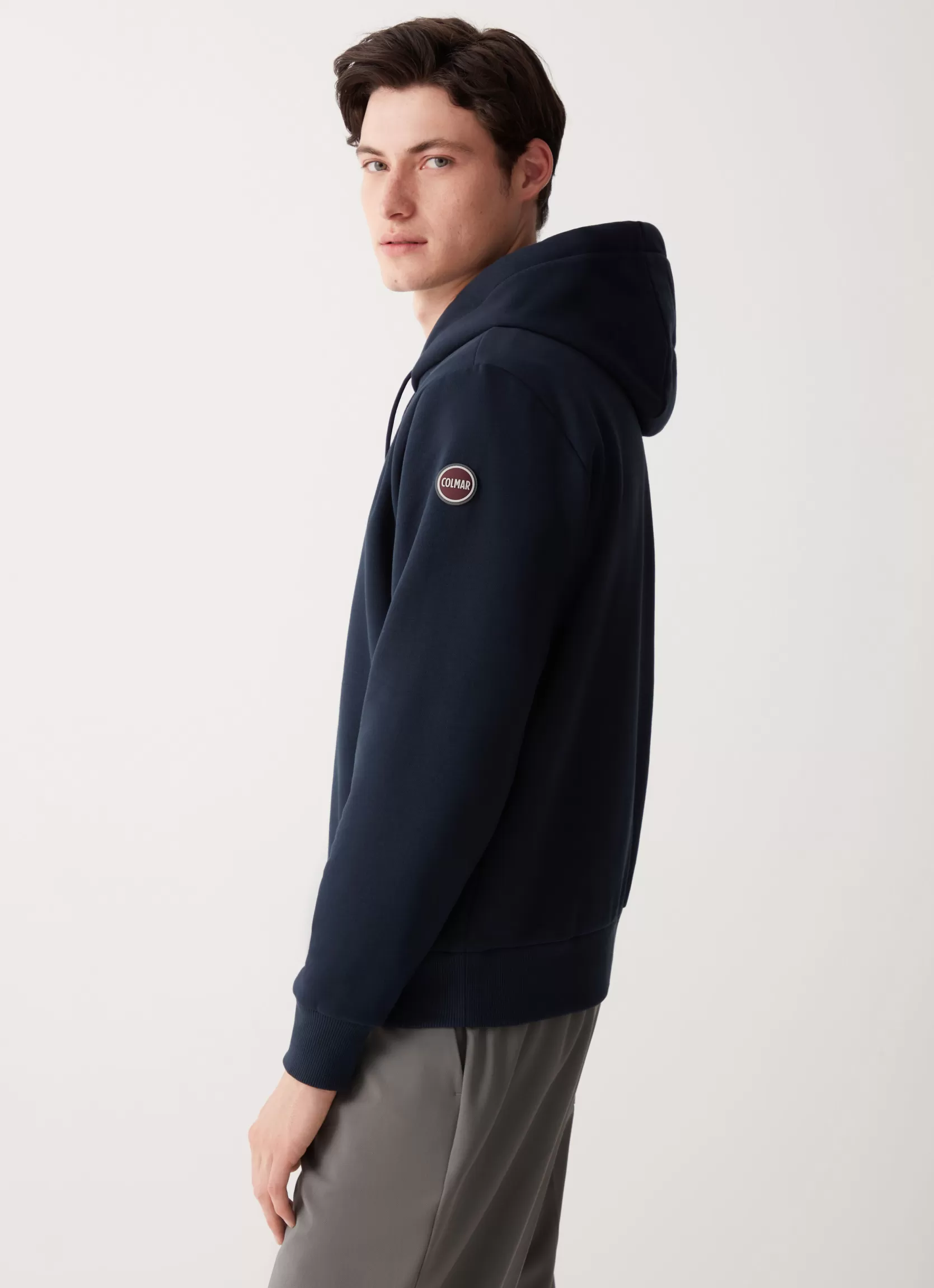 Colmar Solid colour hooded sweatshirt | man Sweatshirts