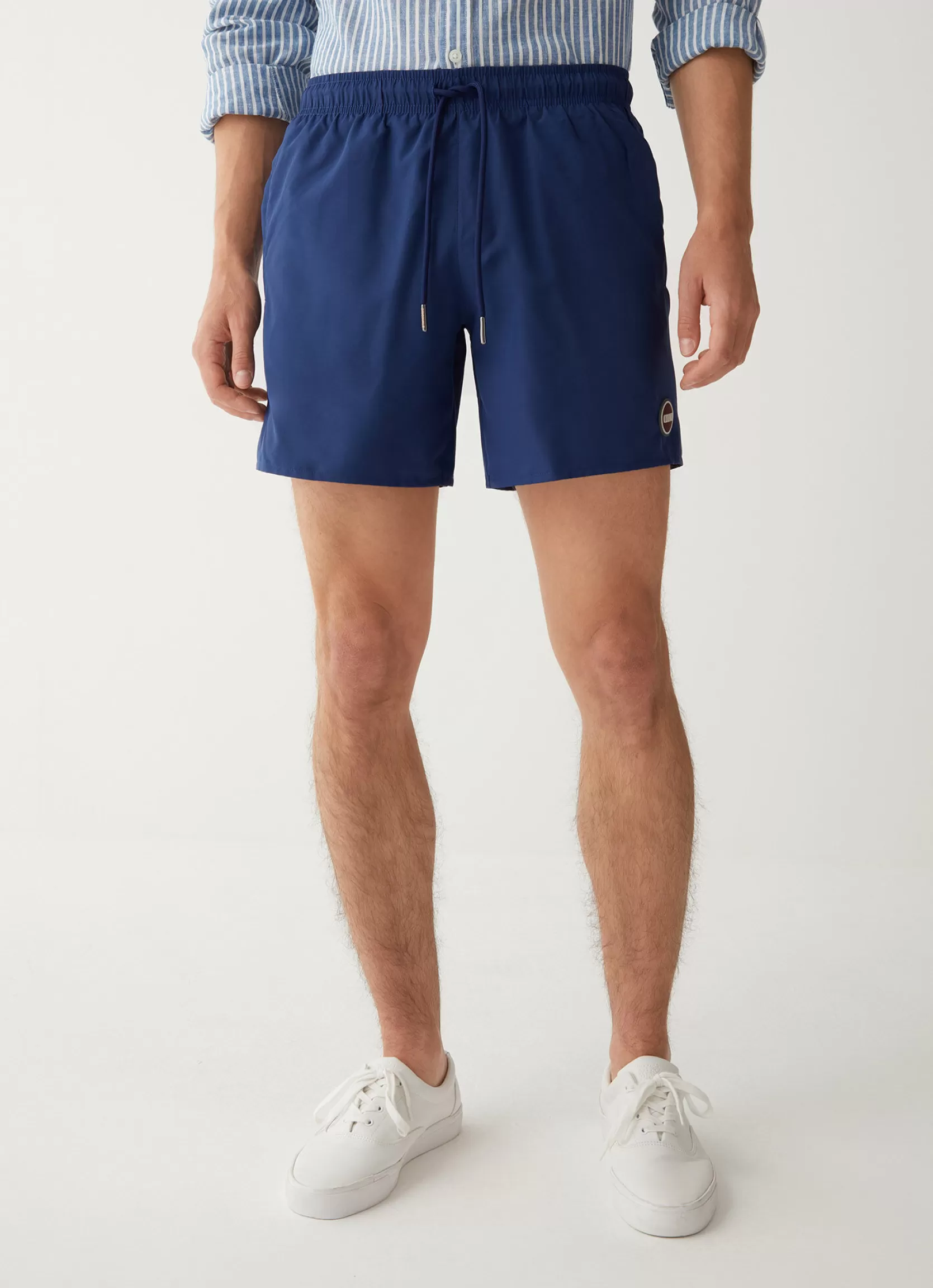 Colmar Solid colour swimsuit with elasticated waist | man Outlet