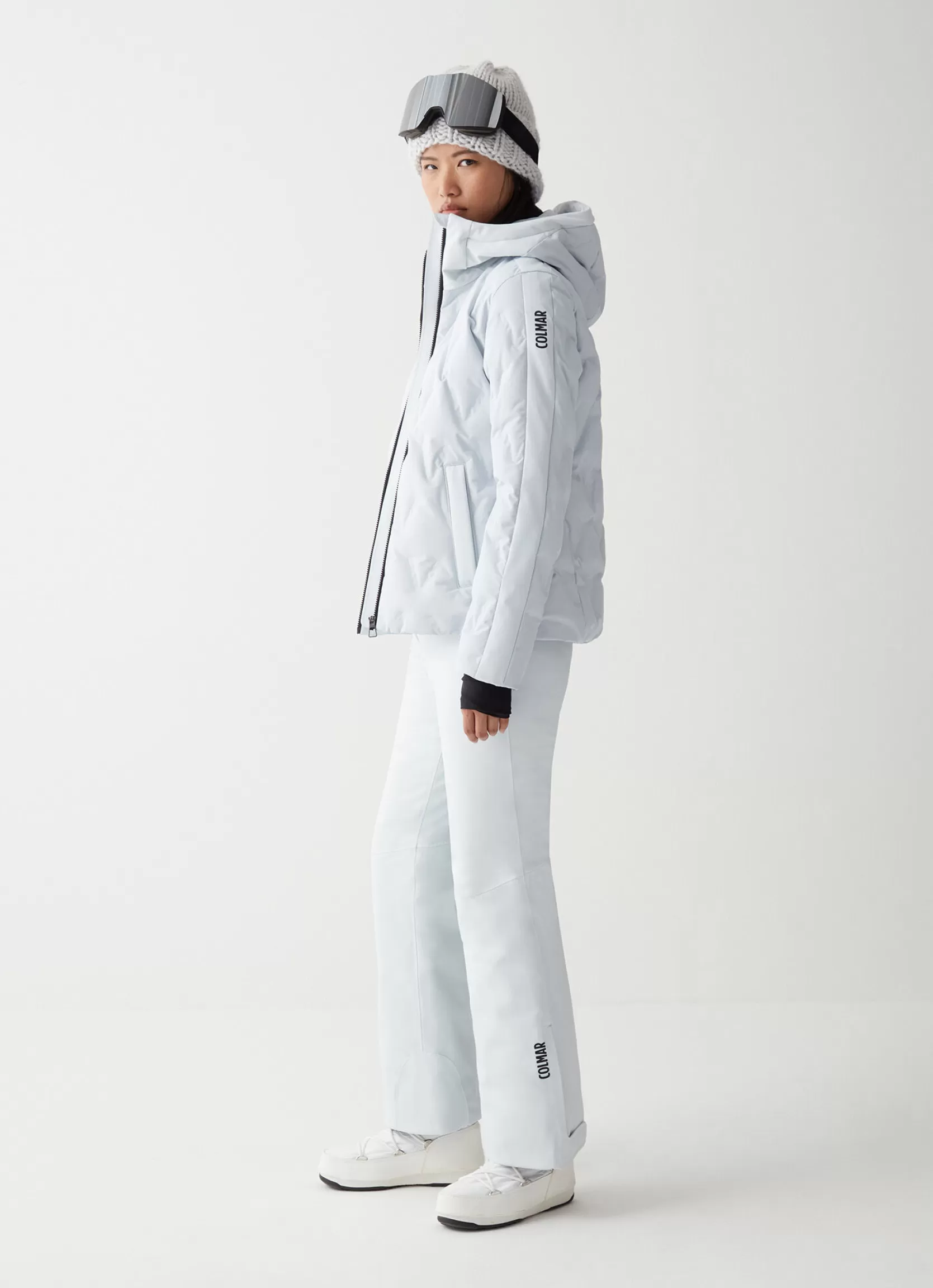 Colmar Solid-colour padded ski trousers | woman Ski Trousers