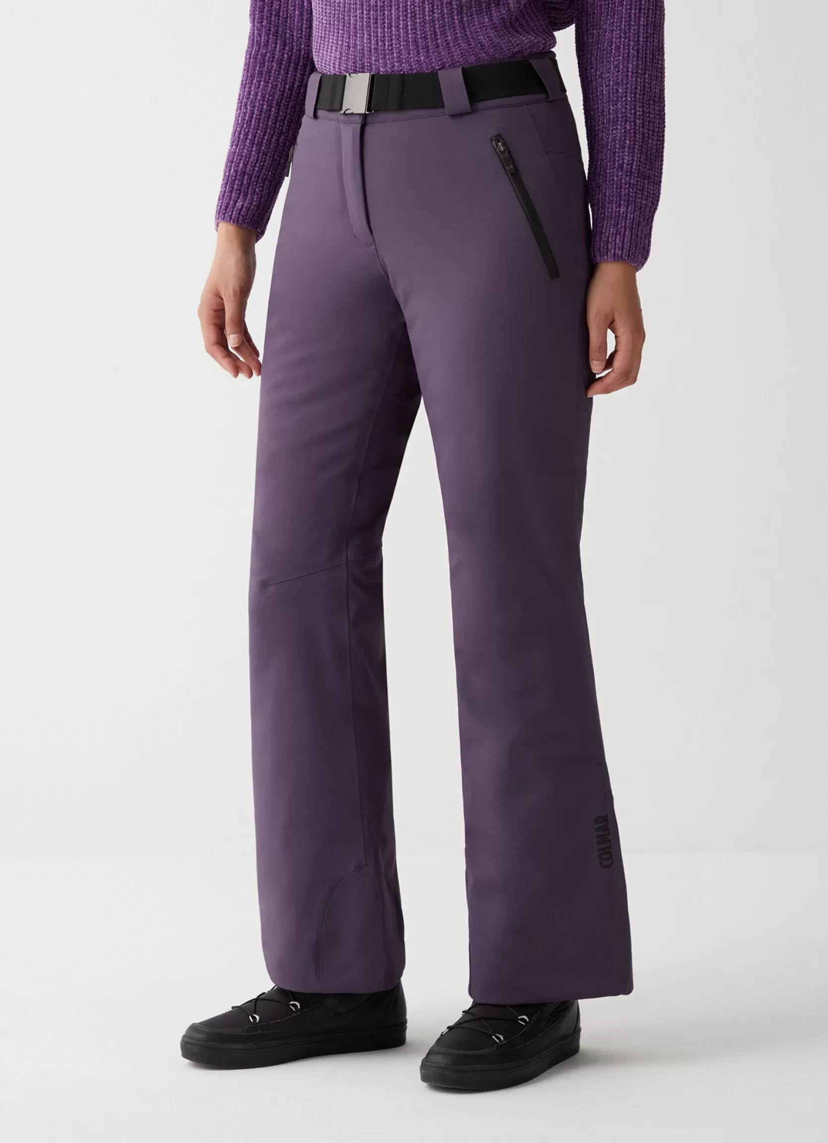 Colmar Solid-colour padded ski trousers | woman Ski Trousers
