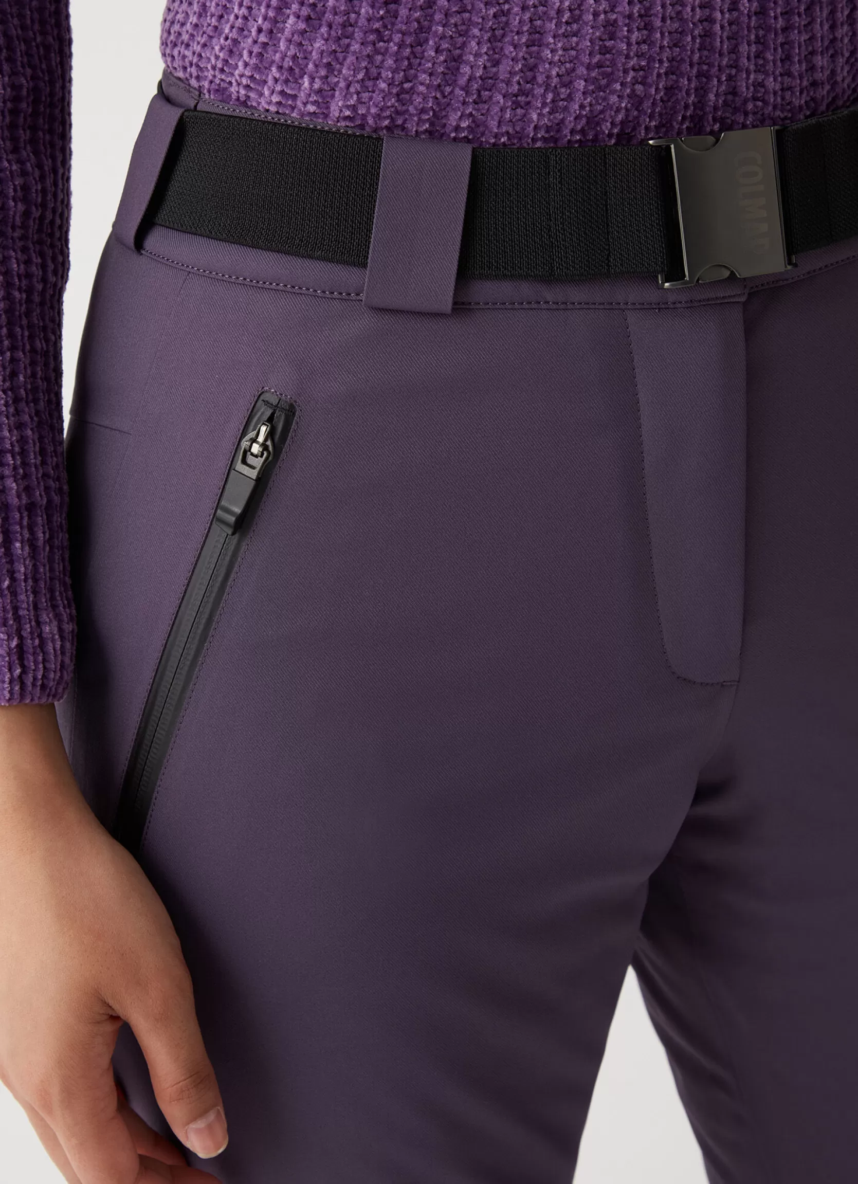 Colmar Solid-colour padded ski trousers | woman Ski Trousers