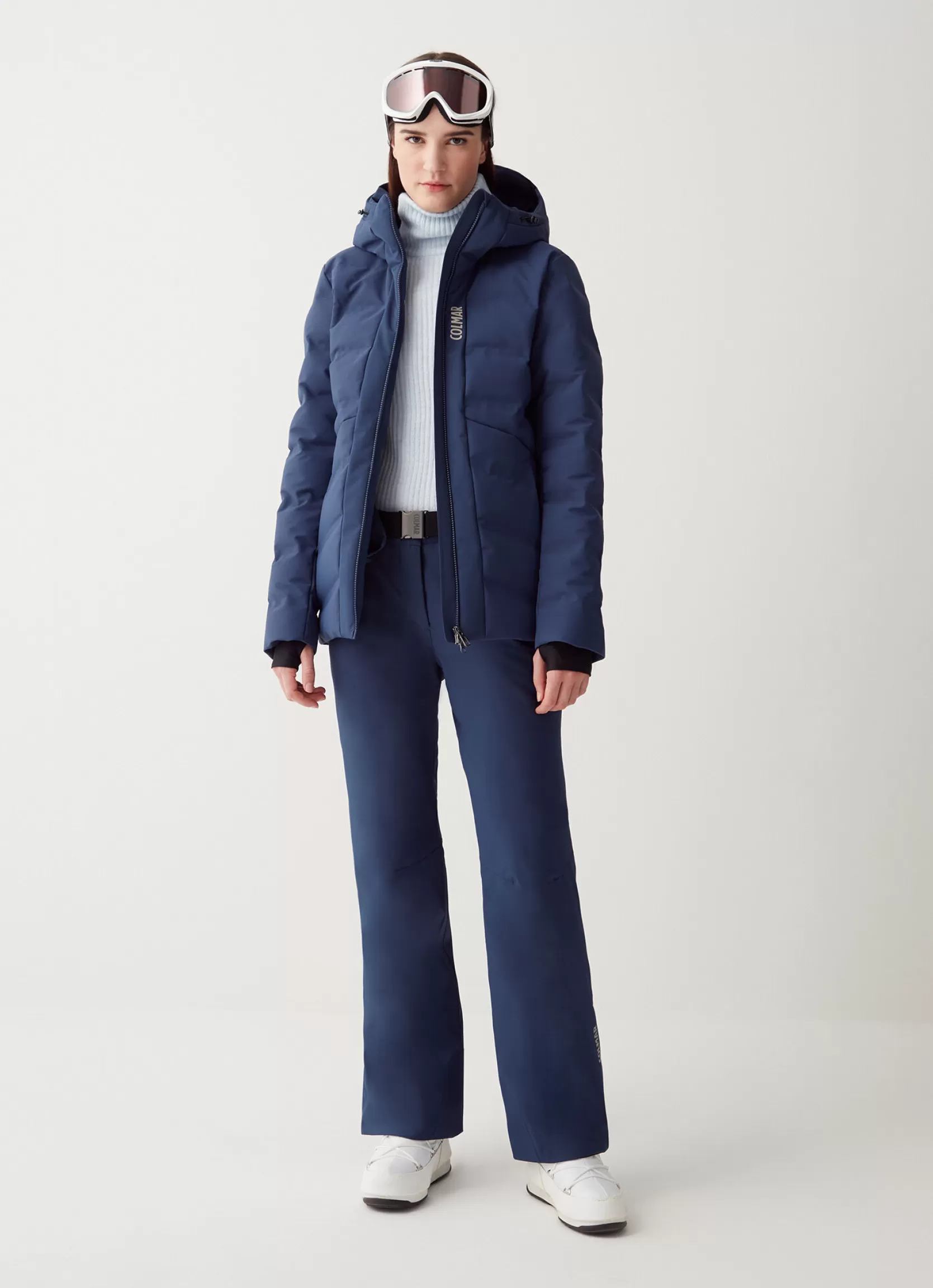 Colmar Solid-colour padded ski trousers | woman Ski Trousers