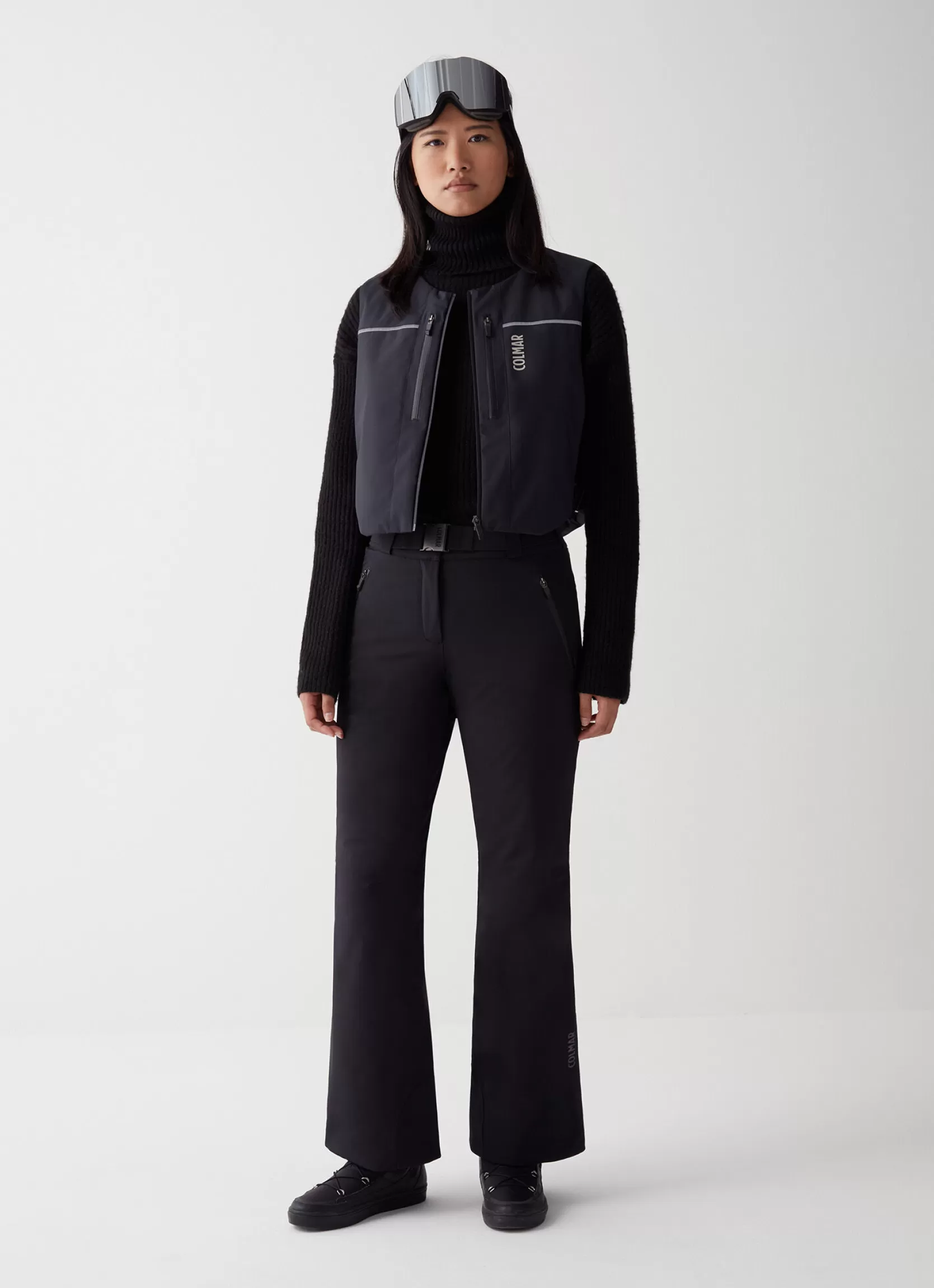 Colmar Solid-colour padded ski trousers | woman Ski Trousers