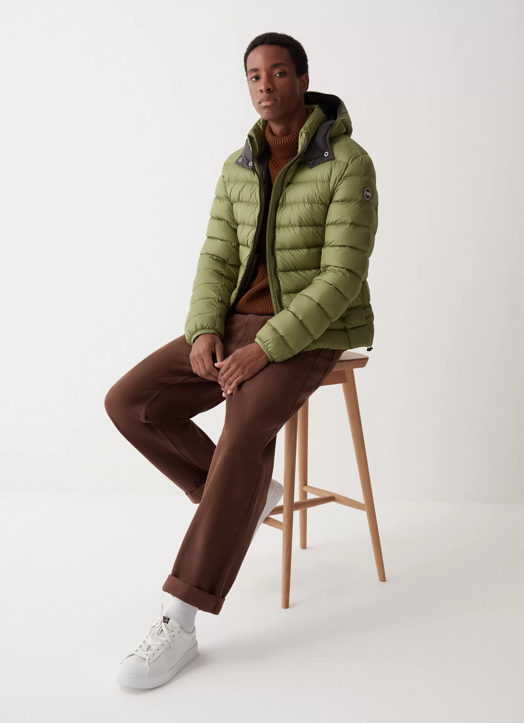 Colmar Sporty down jacket with detachable hood | man Winter Down Jackets