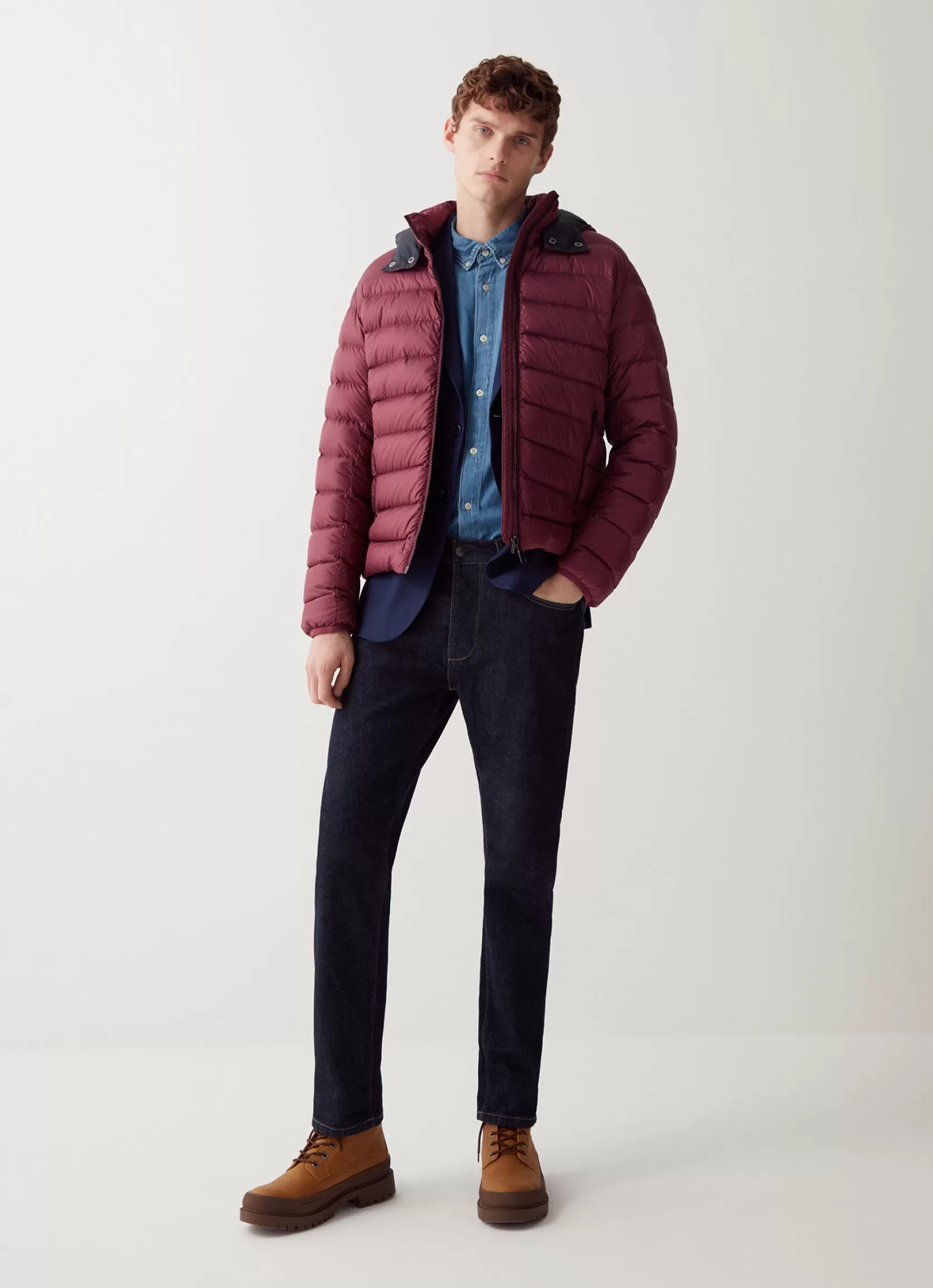 Colmar Sporty down jacket with detachable hood | man Winter Down Jackets