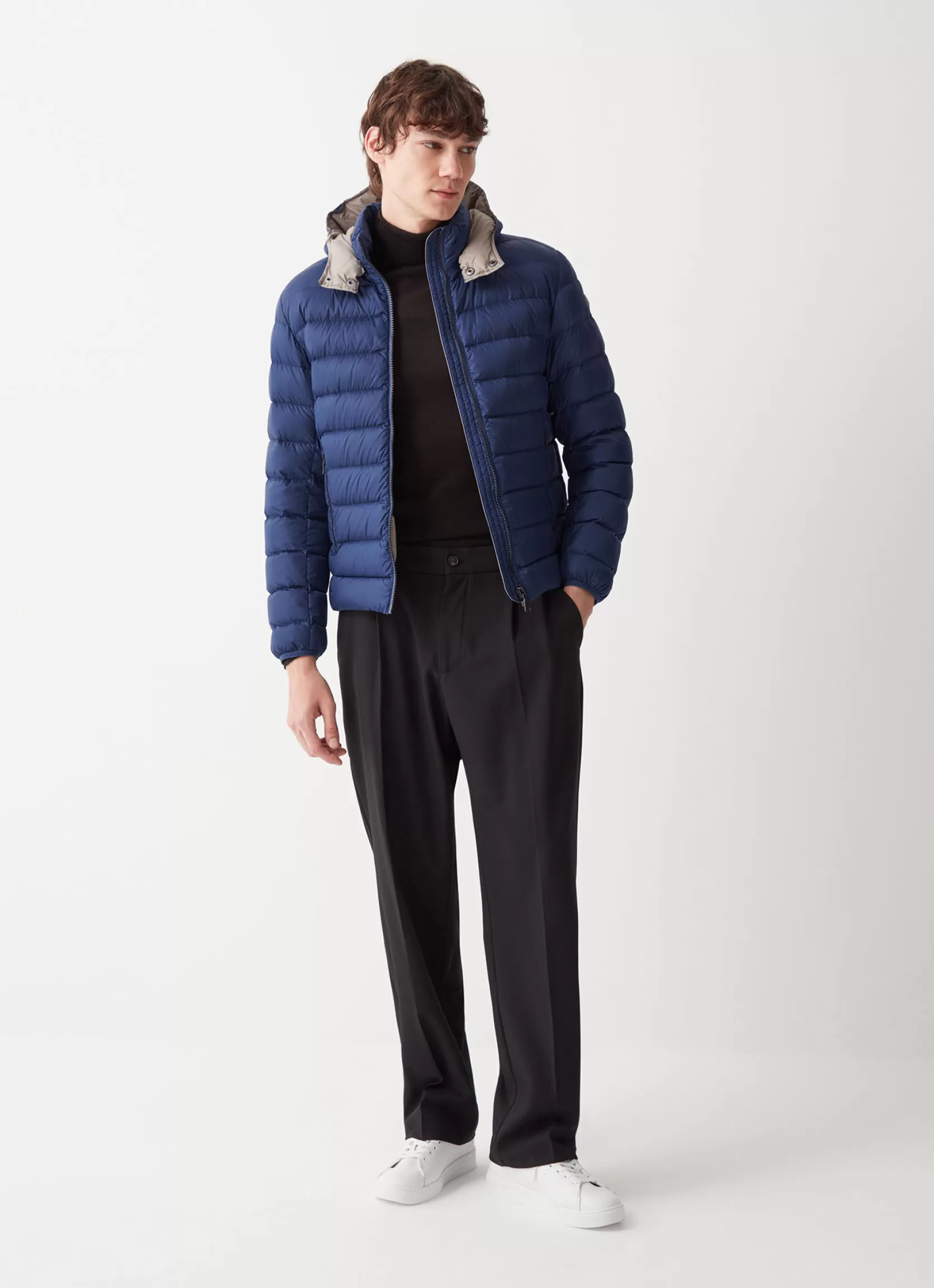 Colmar Sporty down jacket with detachable hood | man Winter Down Jackets