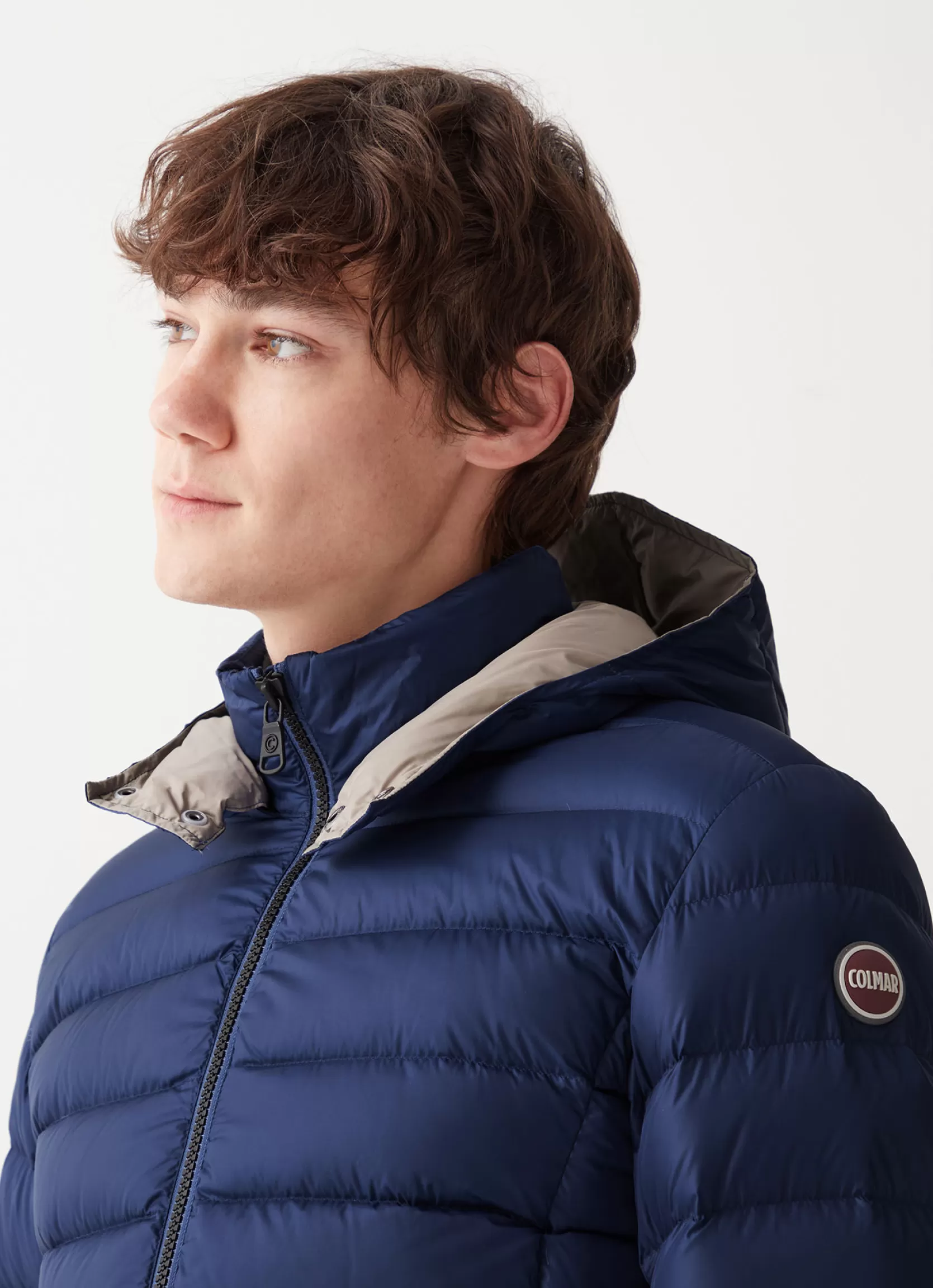 Colmar Sporty down jacket with detachable hood | man Winter Down Jackets