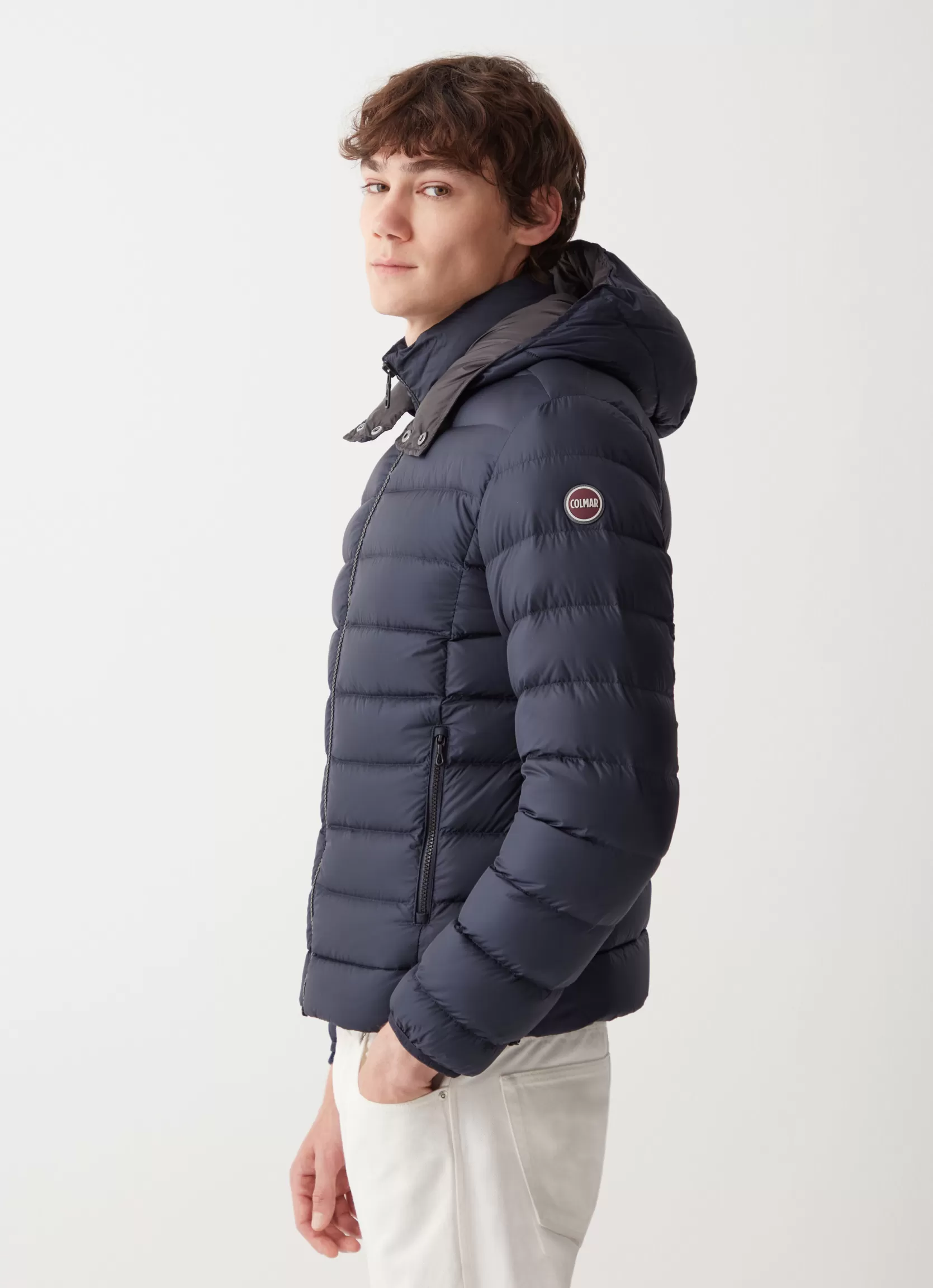 Colmar Sporty down jacket with detachable hood | man Winter Down Jackets