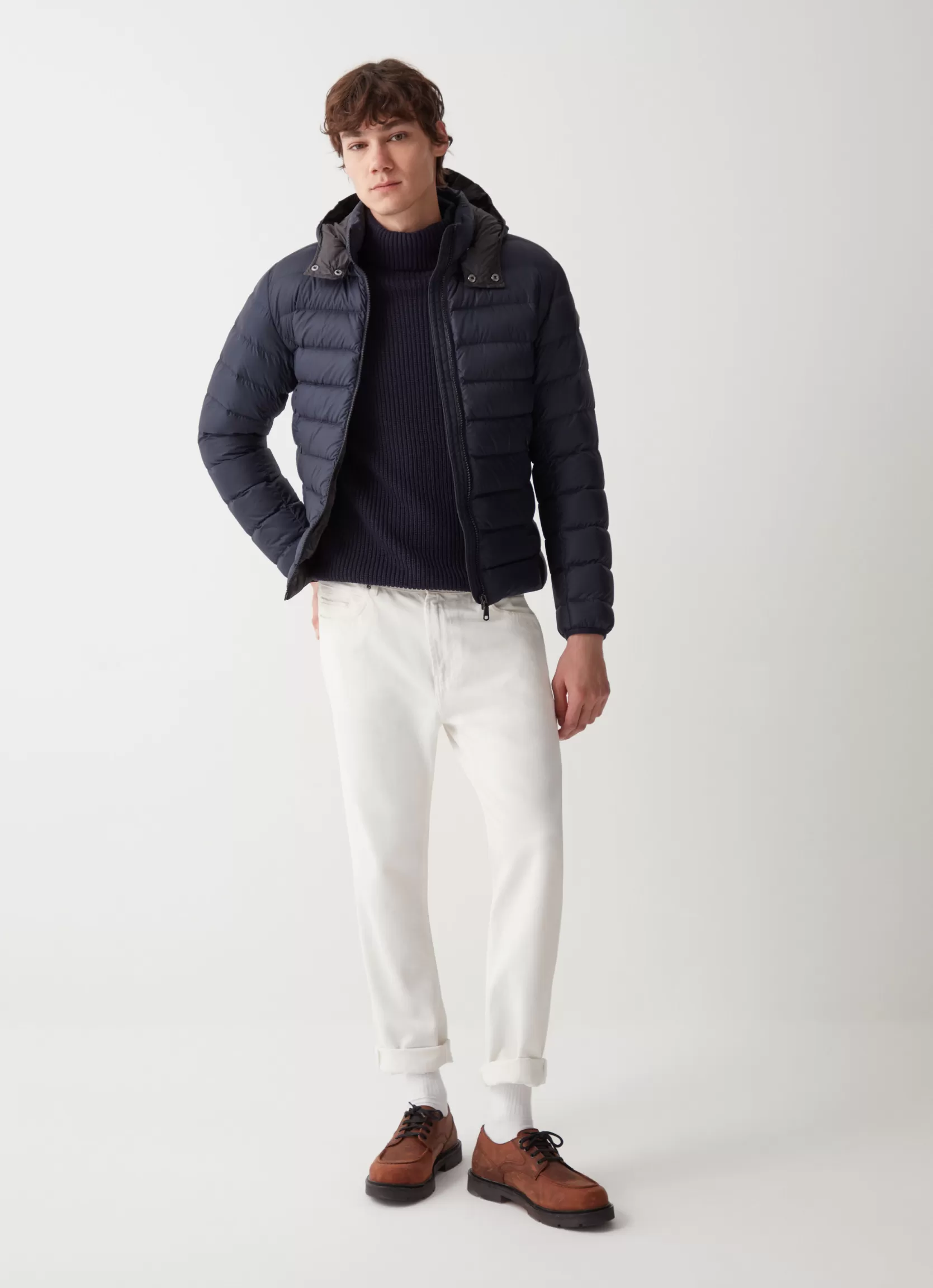 Colmar Sporty down jacket with detachable hood | man Winter Down Jackets