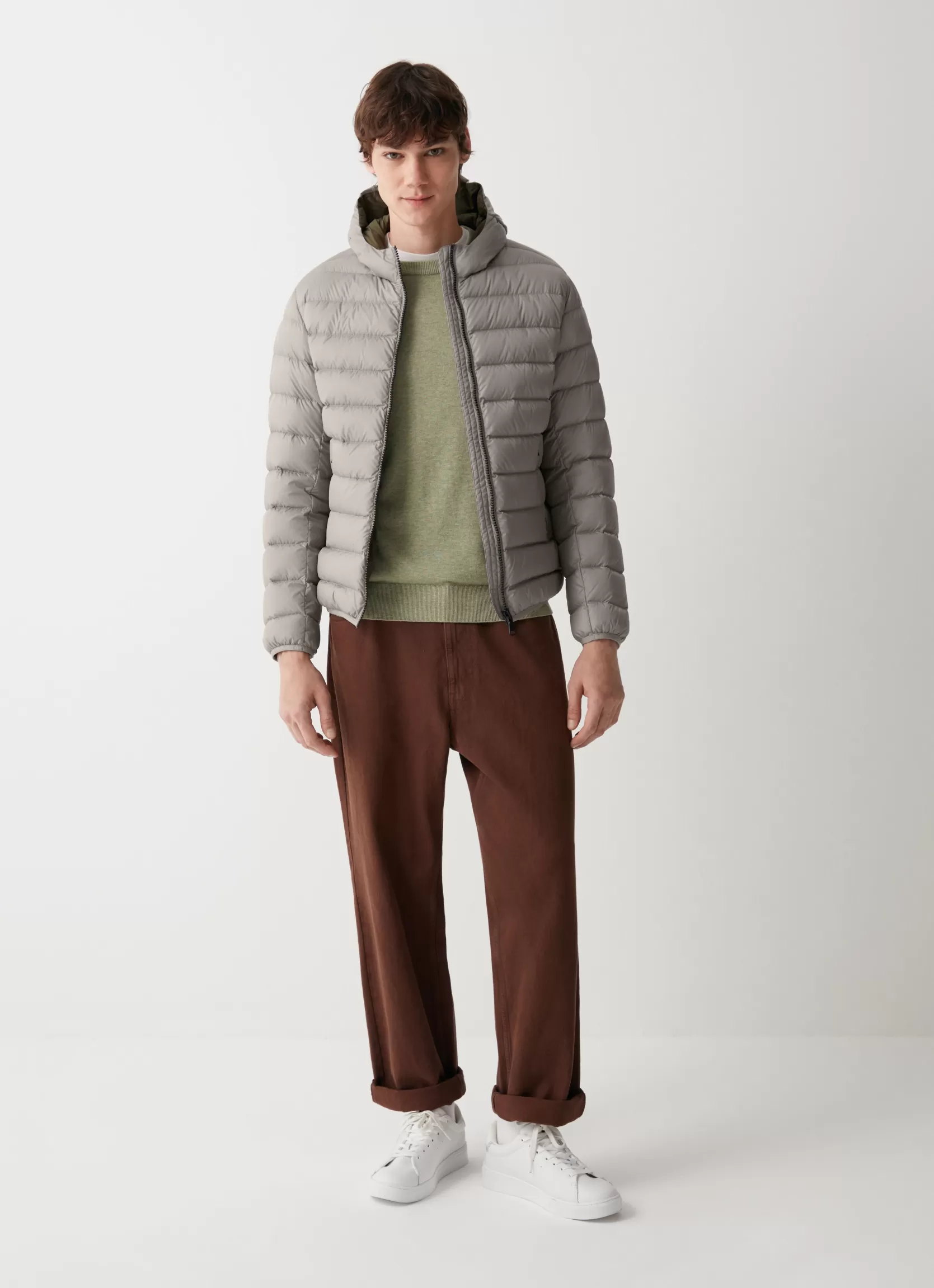 Colmar Sporty down jacket with fixed hood | man Winter Down Jackets