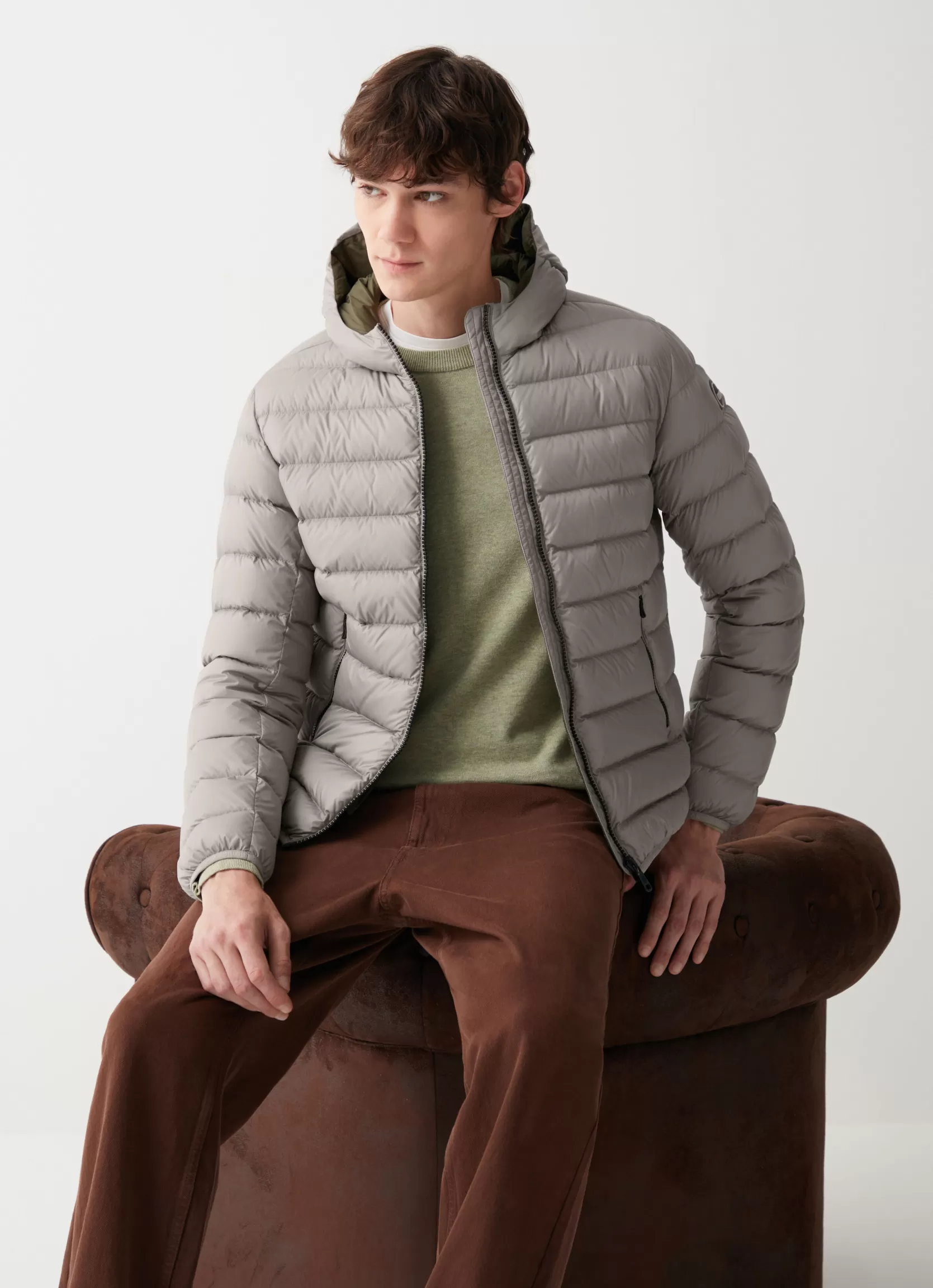 Colmar Sporty down jacket with fixed hood | man Winter Down Jackets