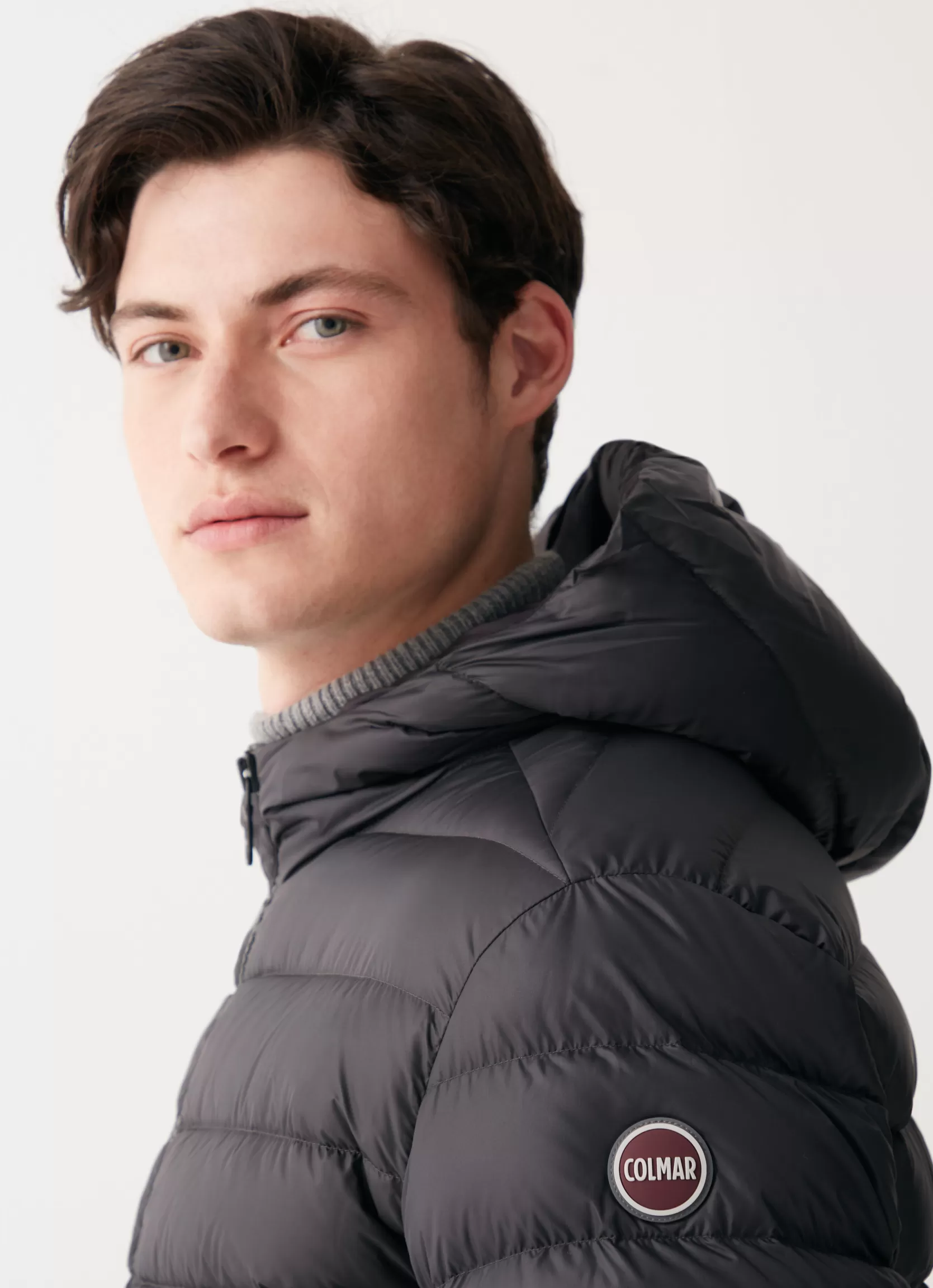 Colmar Sporty down jacket with fixed hood | man Winter Down Jackets