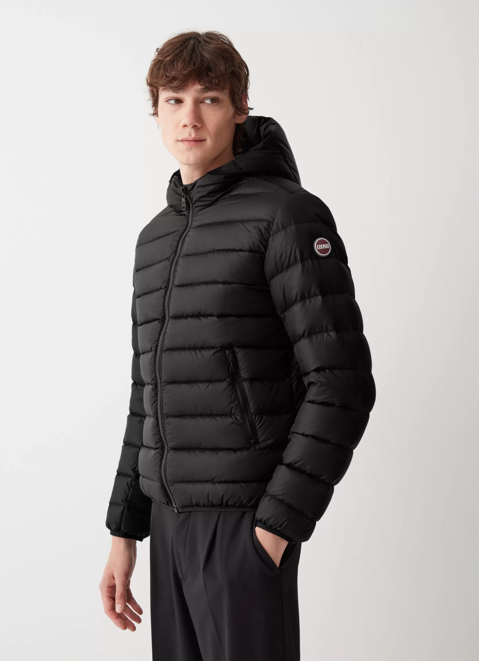 Colmar Sporty down jacket with fixed hood | man Winter Down Jackets