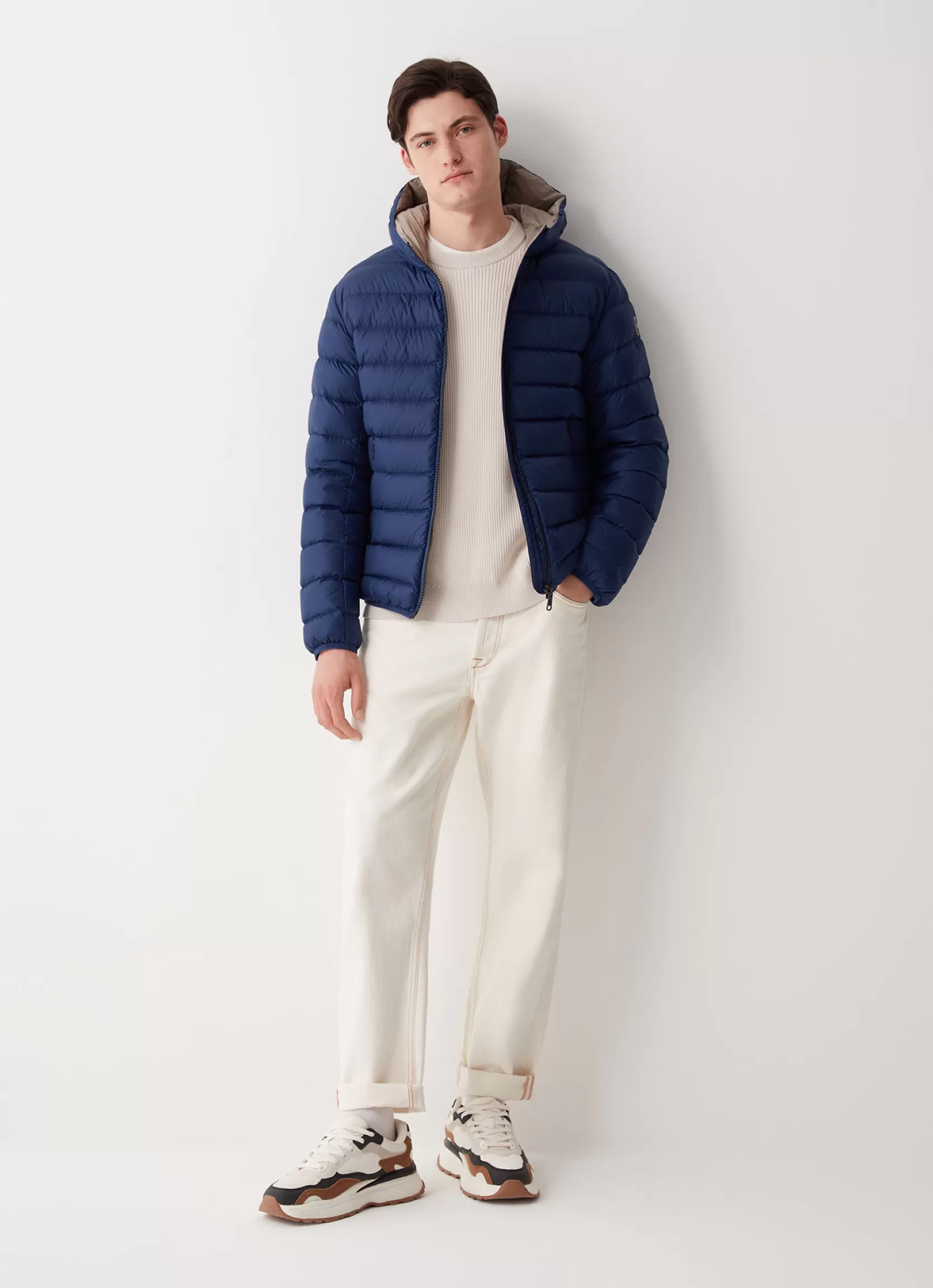 Colmar Sporty down jacket with fixed hood | man Winter Down Jackets