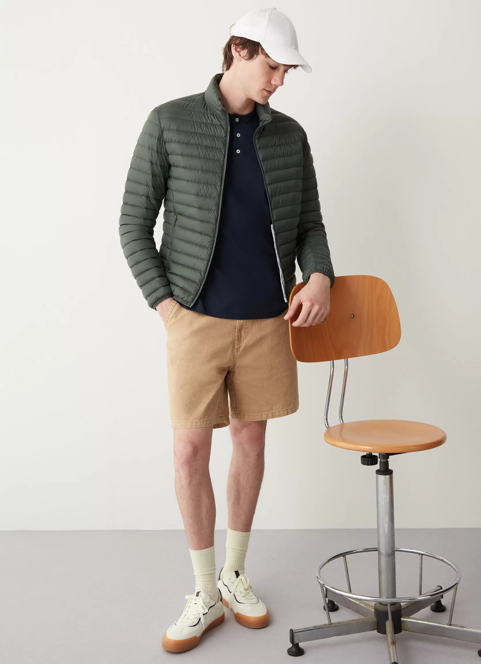 Colmar Sporty down jacket with padded collar | man Lightweight Down Jackets