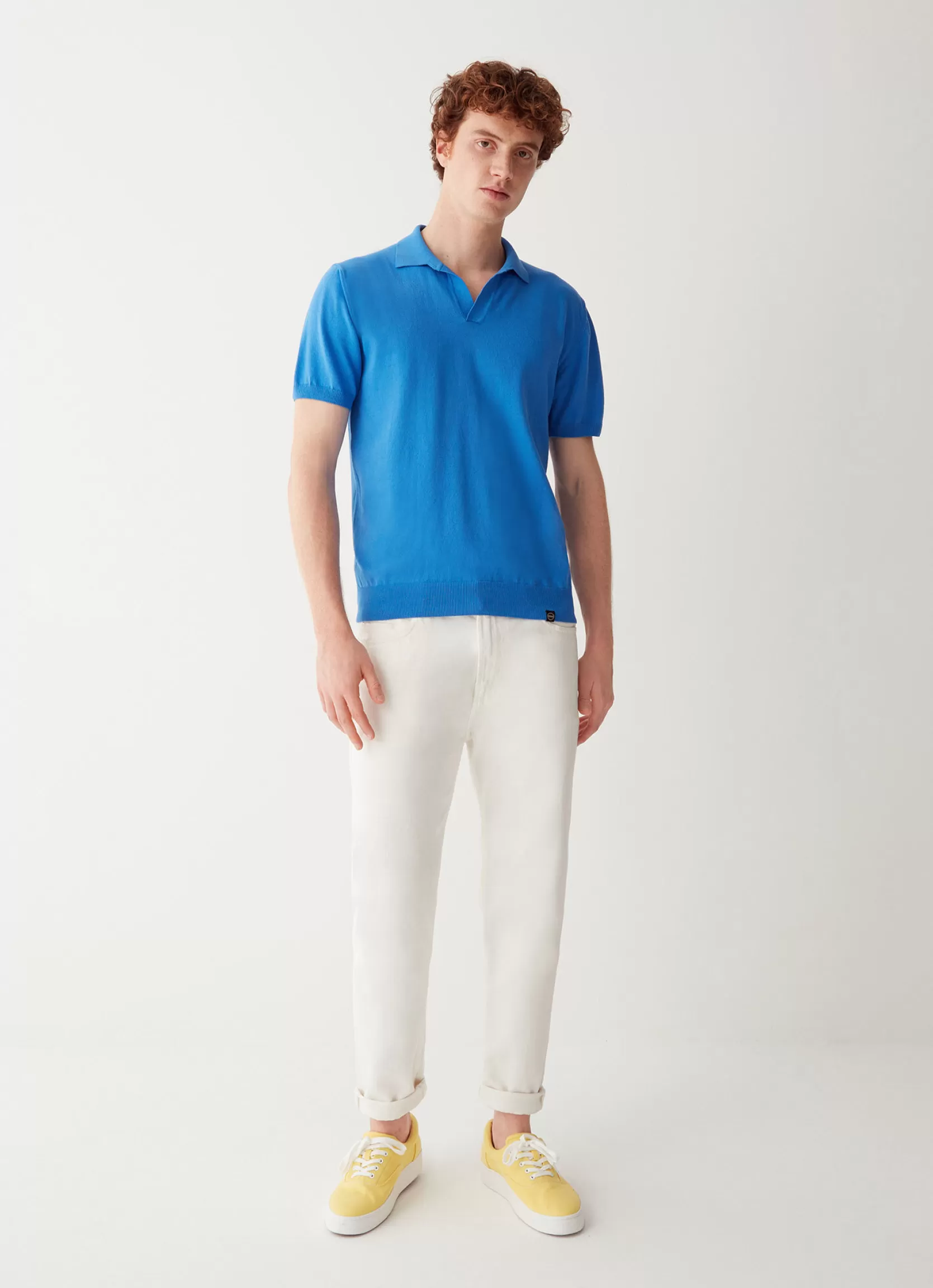 Colmar Stockinette stitch polo shirt | man Outlet