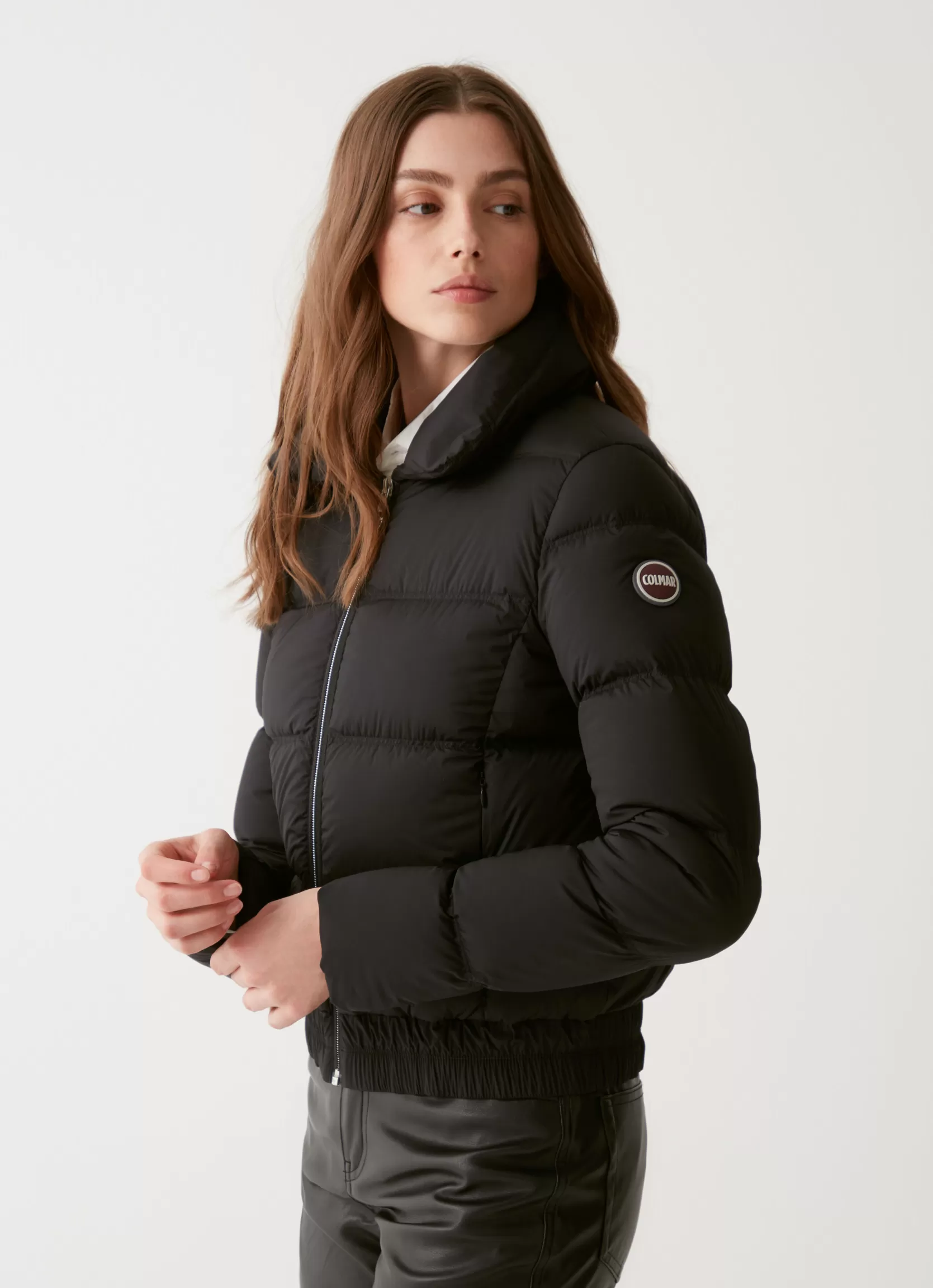 Colmar Stretch down jacket with high collar | woman Winter Down Jackets