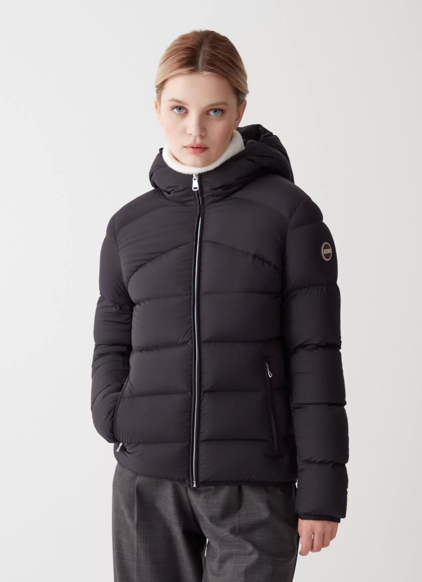 Colmar Stretch down jacket with hood | woman Winter Down Jackets