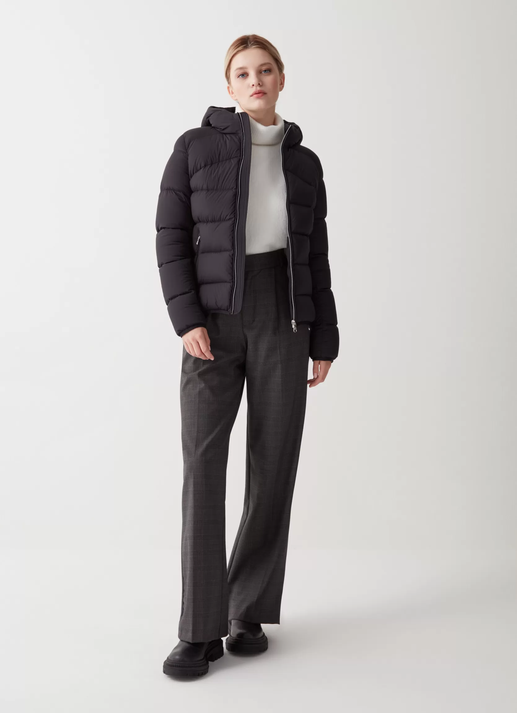 Colmar Stretch down jacket with hood | woman Winter Down Jackets