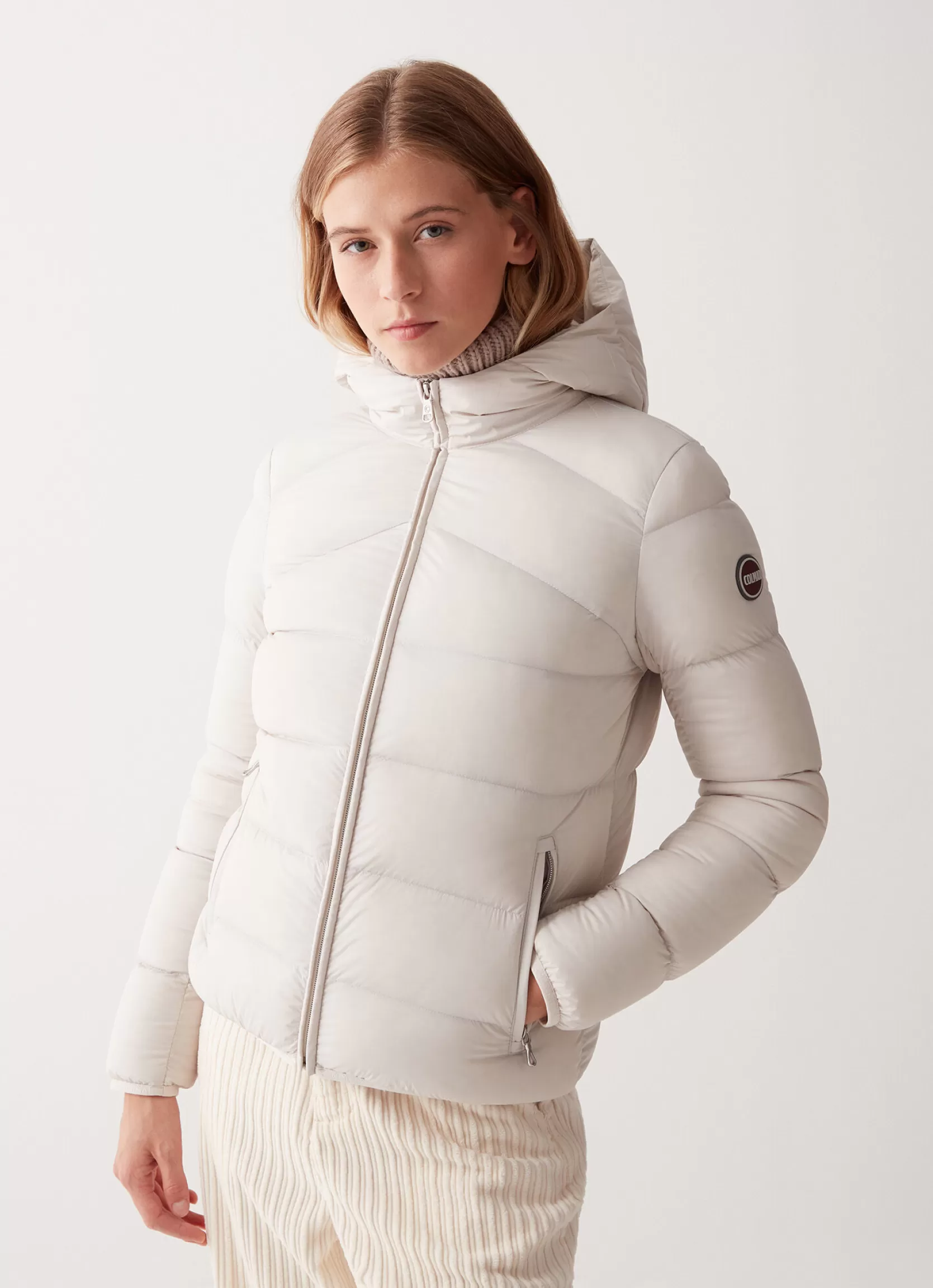 Colmar Stretch down jacket with hood | woman Winter Down Jackets