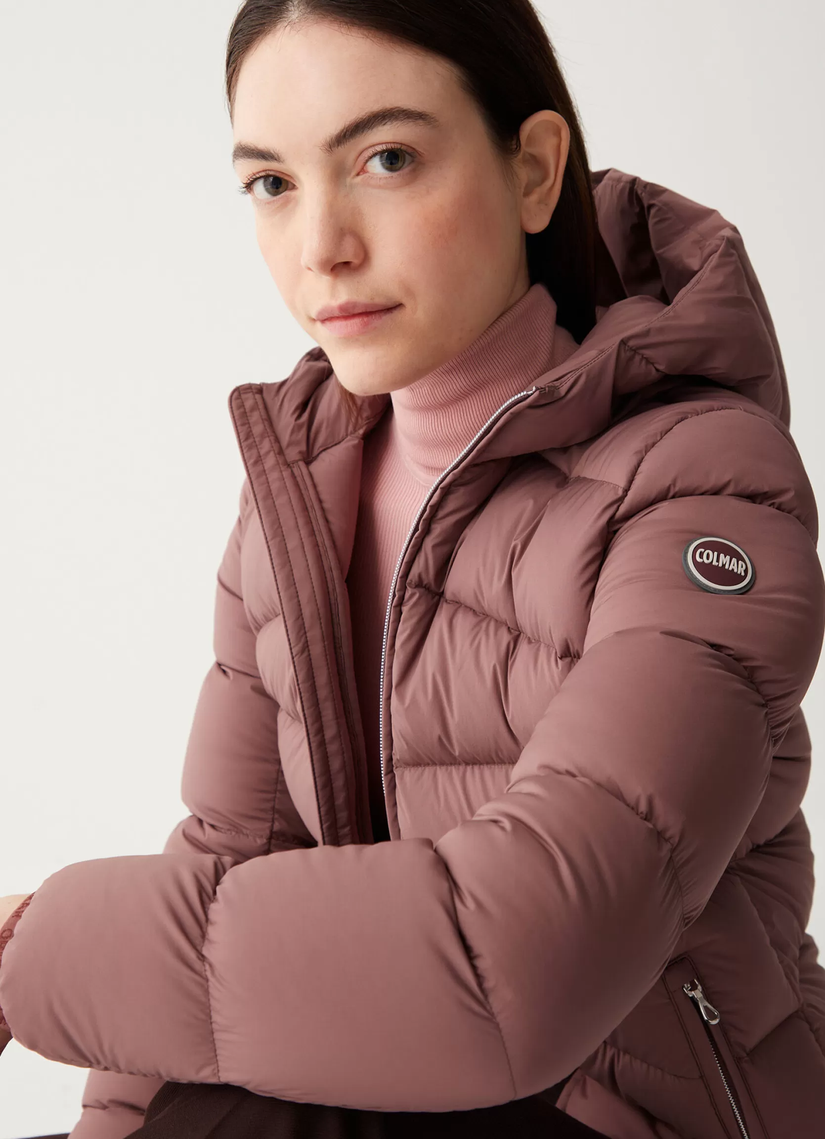 Colmar Stretch down jacket with hood | woman Winter Down Jackets