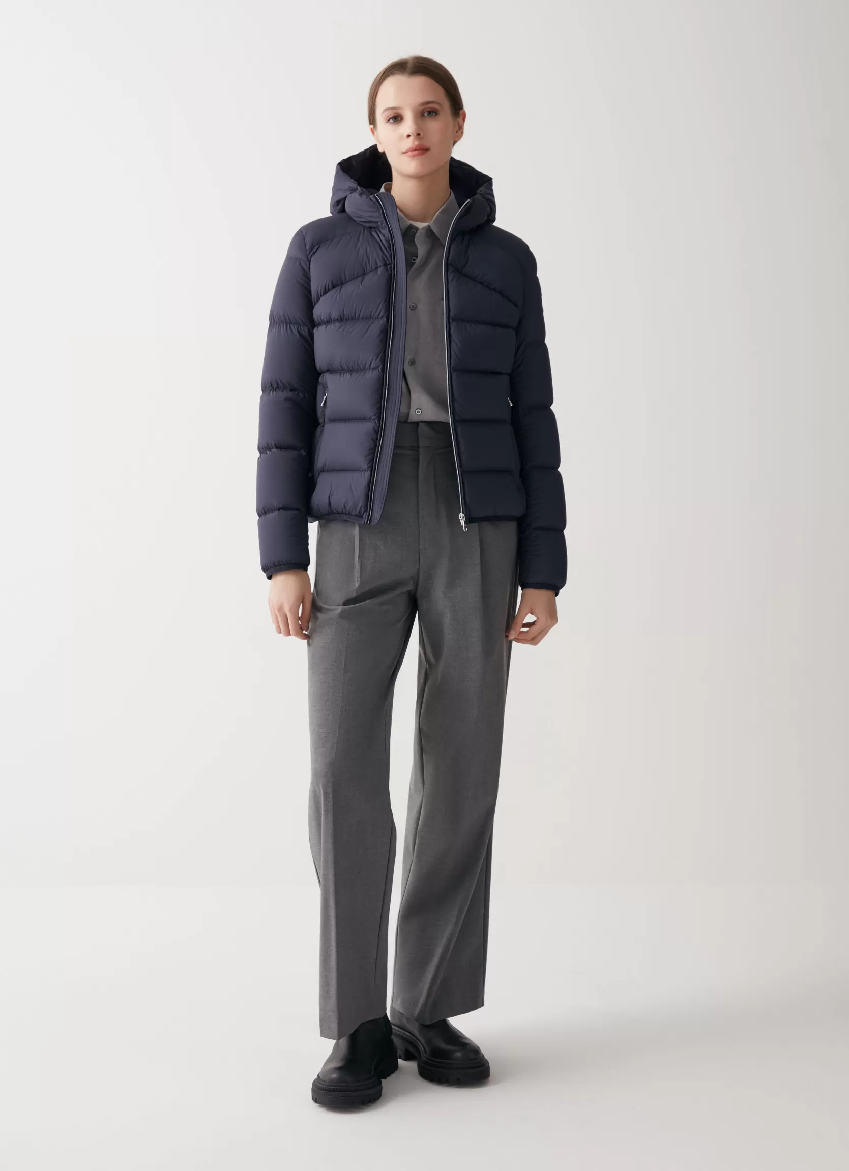 Colmar Stretch down jacket with hood | woman Winter Down Jackets