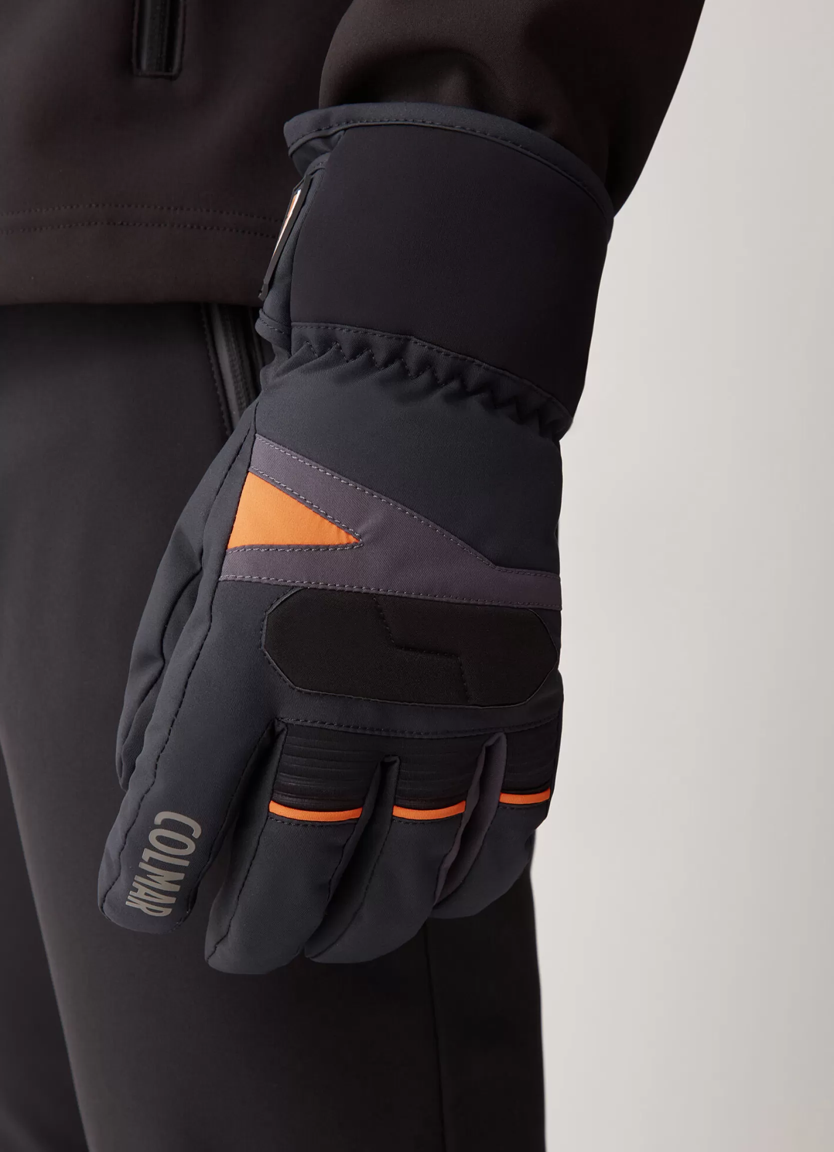 Colmar Stretch fabric and technical leather ski gloves | man Ski Accessories | SKI COLLECTION MAN