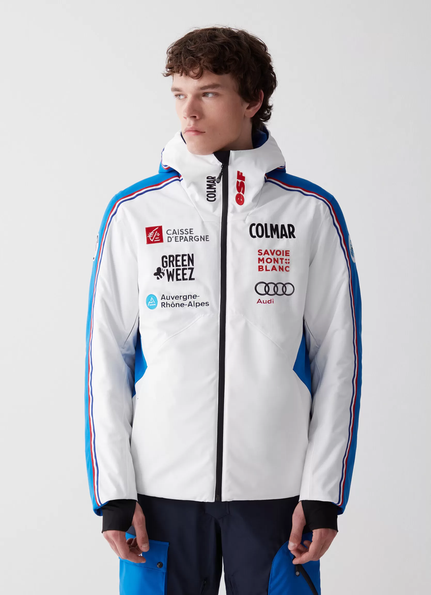 Colmar Stretch fabric French national team jacket | man Official Racing Suits | Ski Jackets