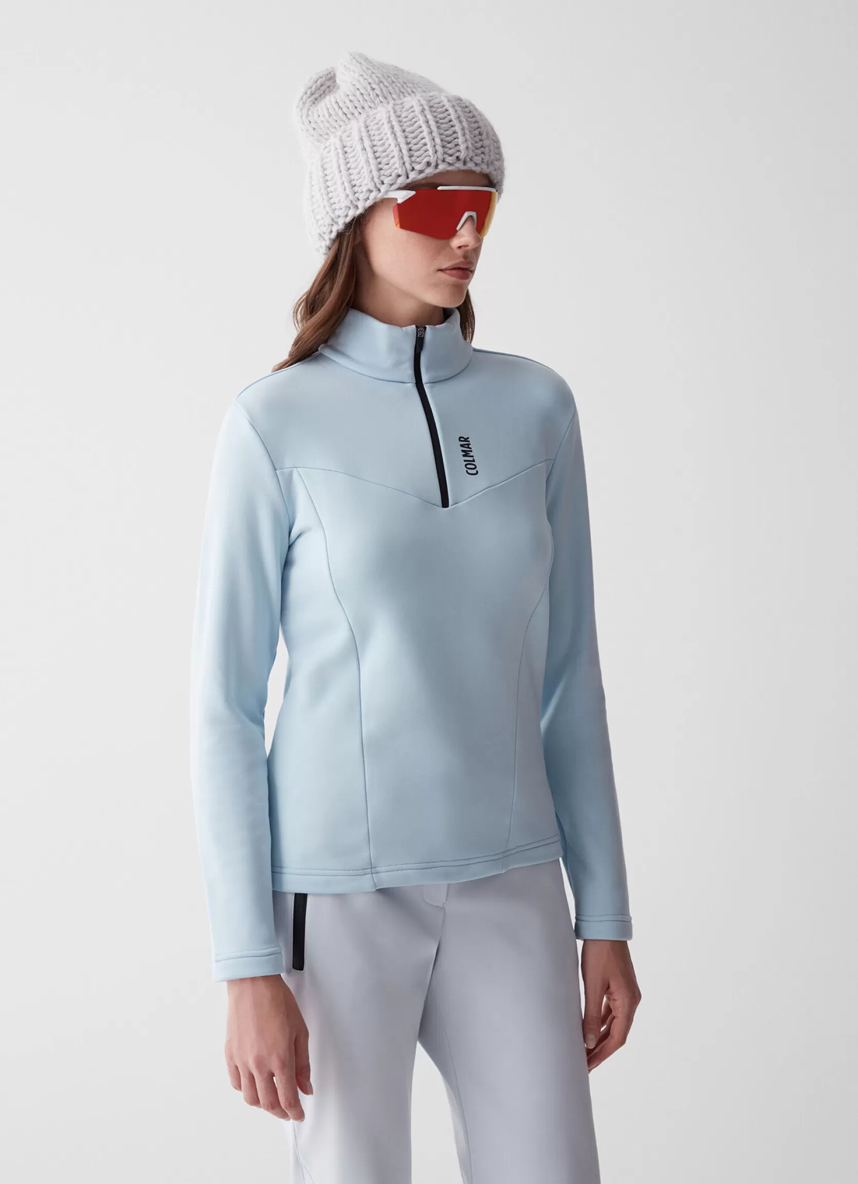 Colmar Stretch fleece half-zip ski sweatshirt | woman Sweatshirts and Fleeces