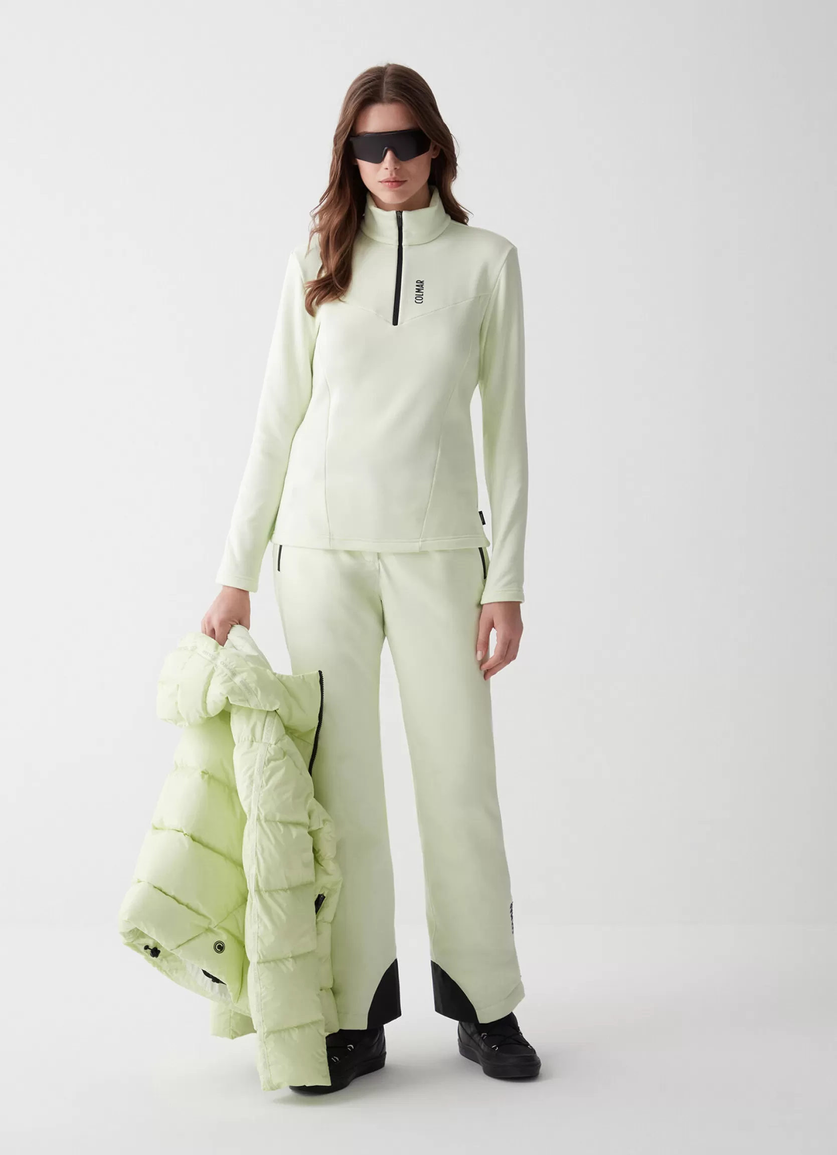 Colmar Stretch fleece half-zip ski sweatshirt | woman Sweatshirts and Fleeces