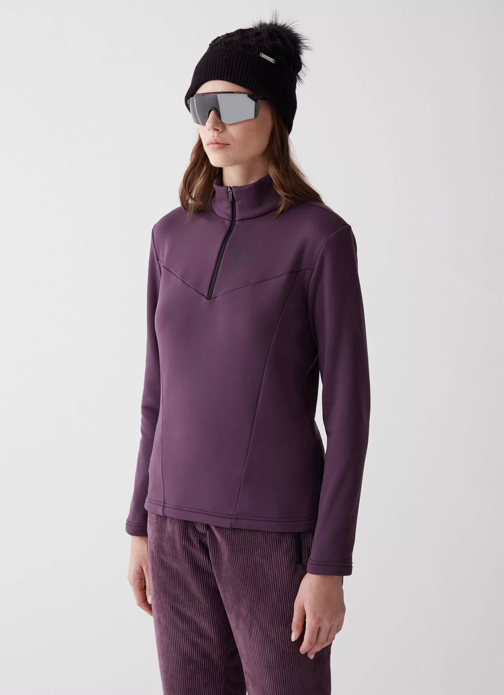 Colmar Stretch fleece half-zip ski sweatshirt | woman Sweatshirts and Fleeces