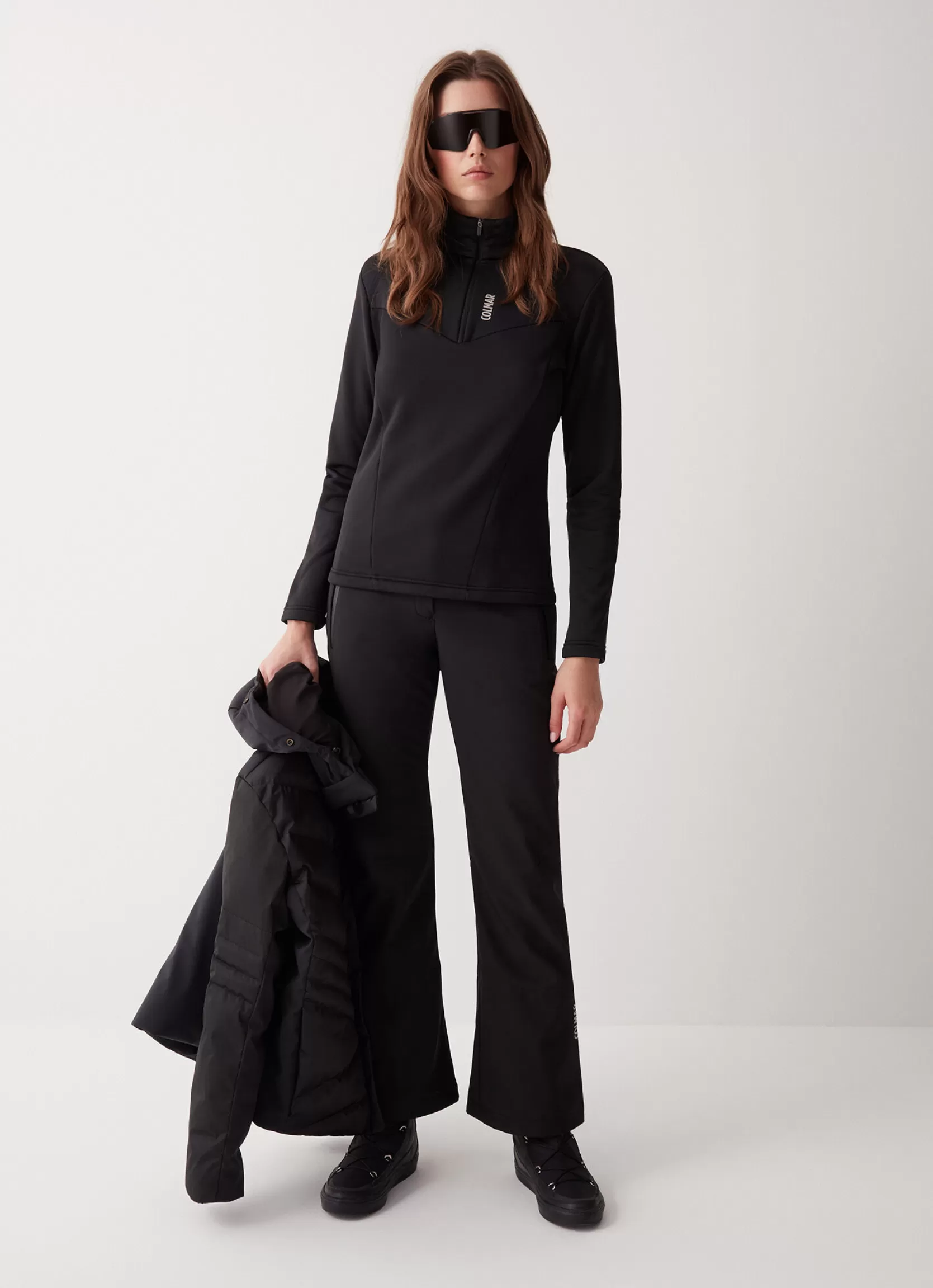 Colmar Stretch fleece half-zip ski sweatshirt | woman Sweatshirts and Fleeces