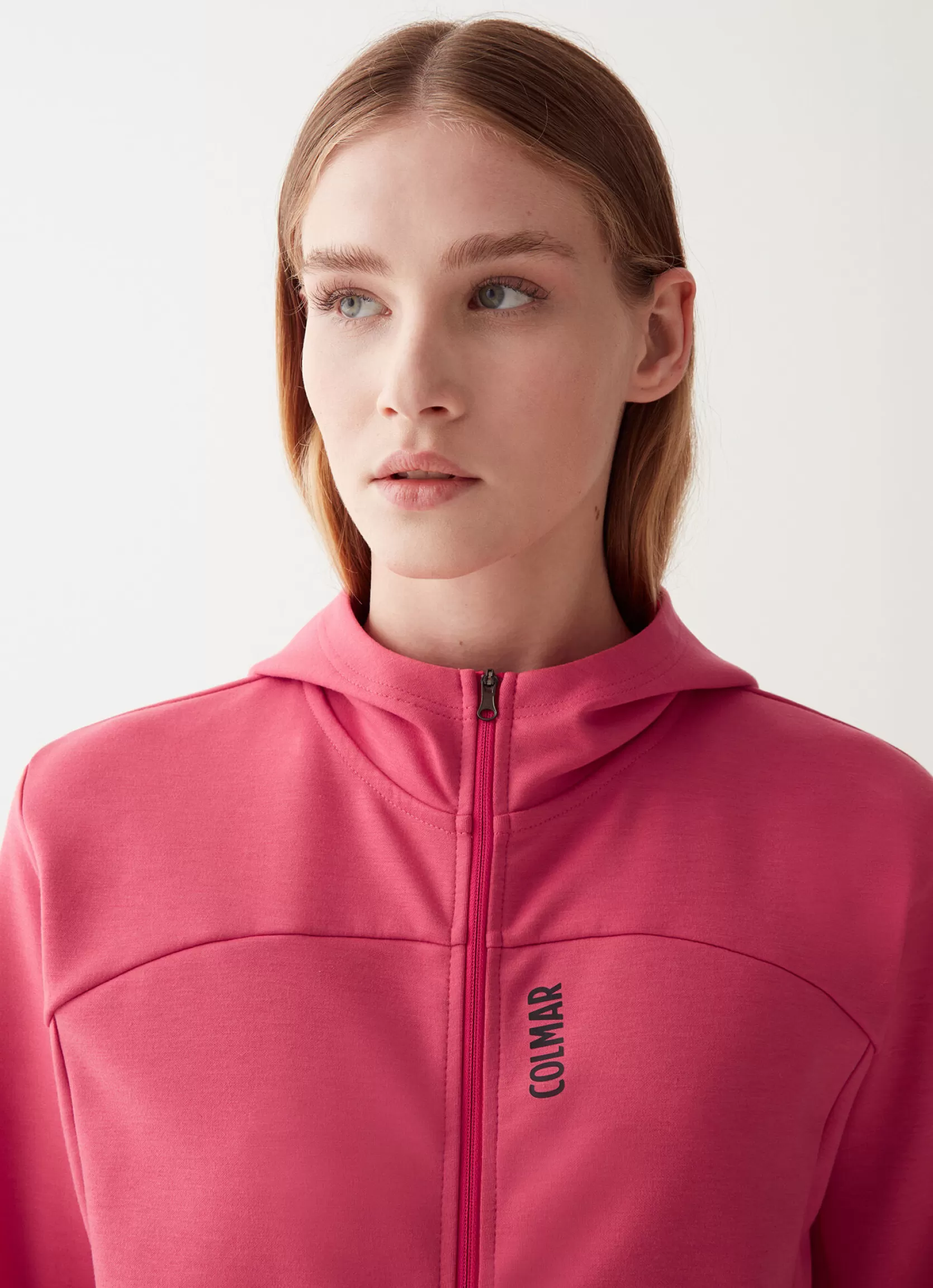 Colmar Stretch interlock hooded sweatshirt | woman Outlet