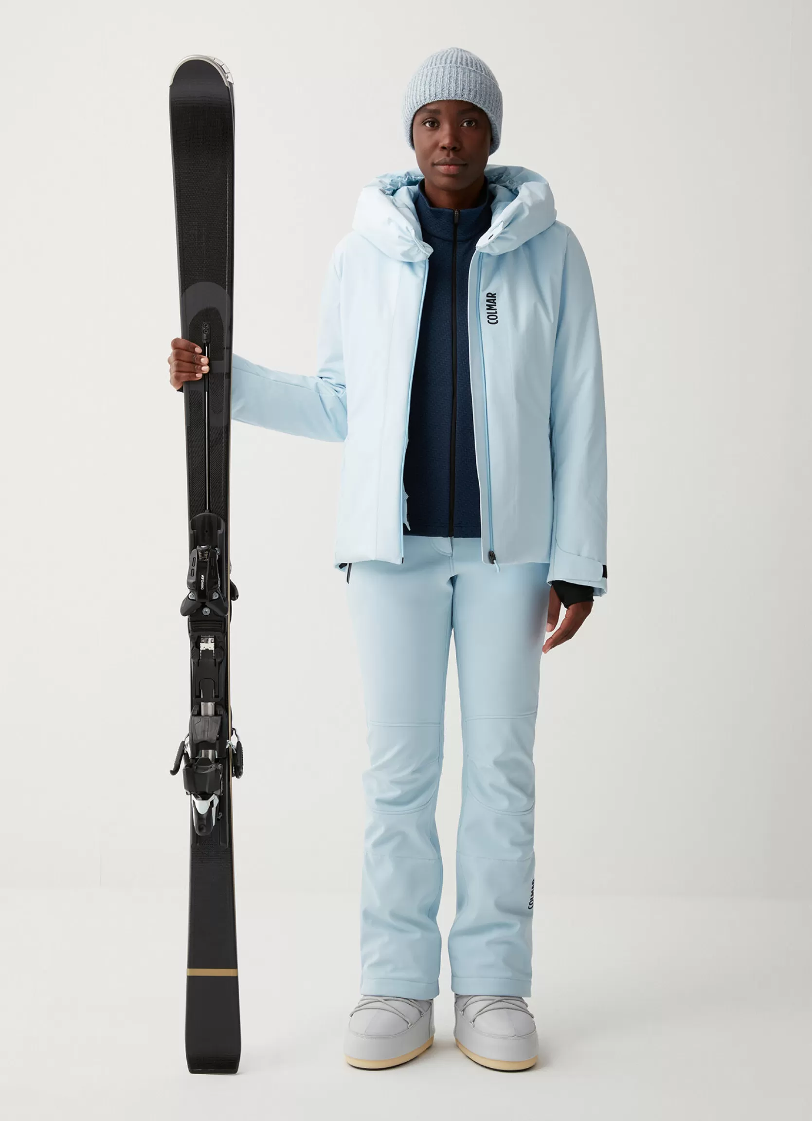Colmar Stretch ski jacket with hood-collar | woman Ski Jackets