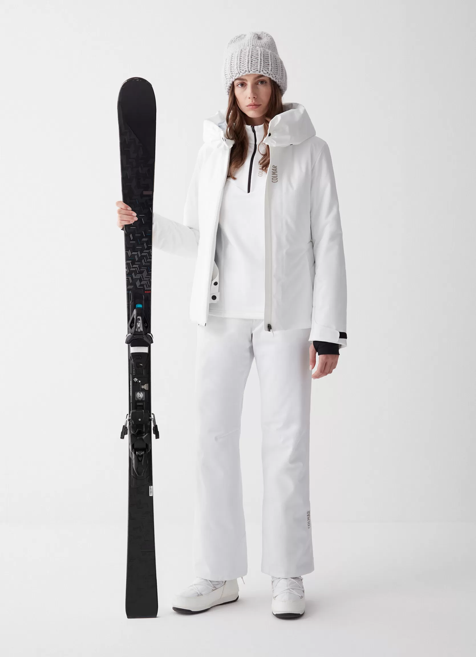 Colmar Stretch ski jacket with hood-collar | woman Ski Jackets