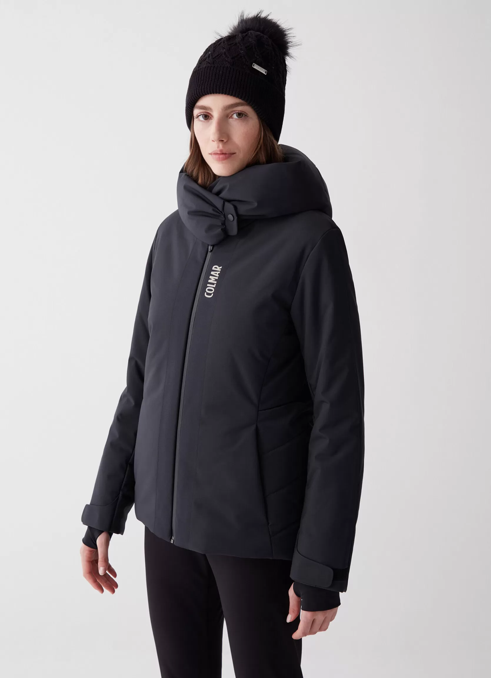 Colmar Stretch ski jacket with hood-collar | woman Ski Jackets