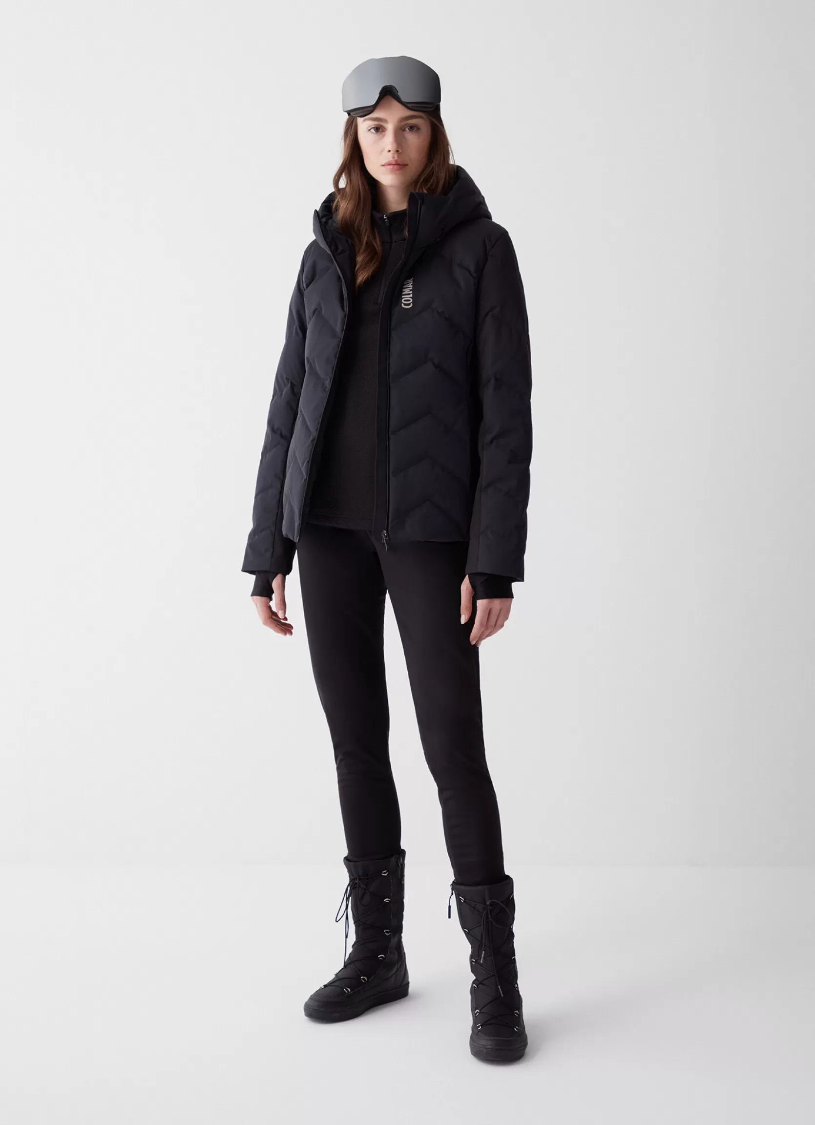 Colmar Stretch ski jacket with wide hood-collar | woman Ski Jackets