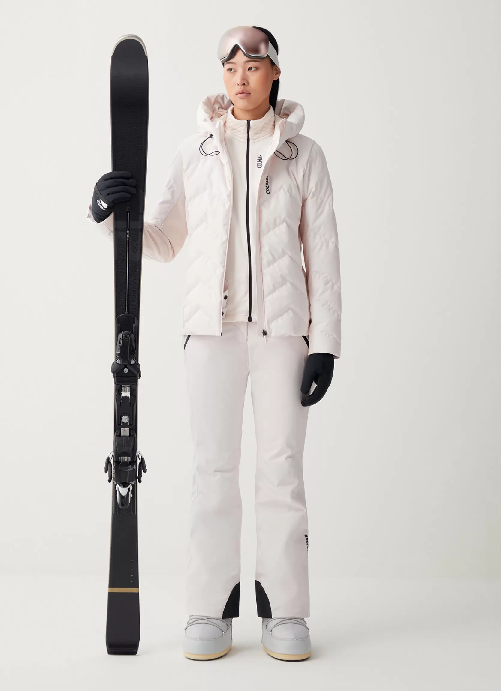Colmar Stretch ski jacket with wide hood-collar | woman Ski Jackets