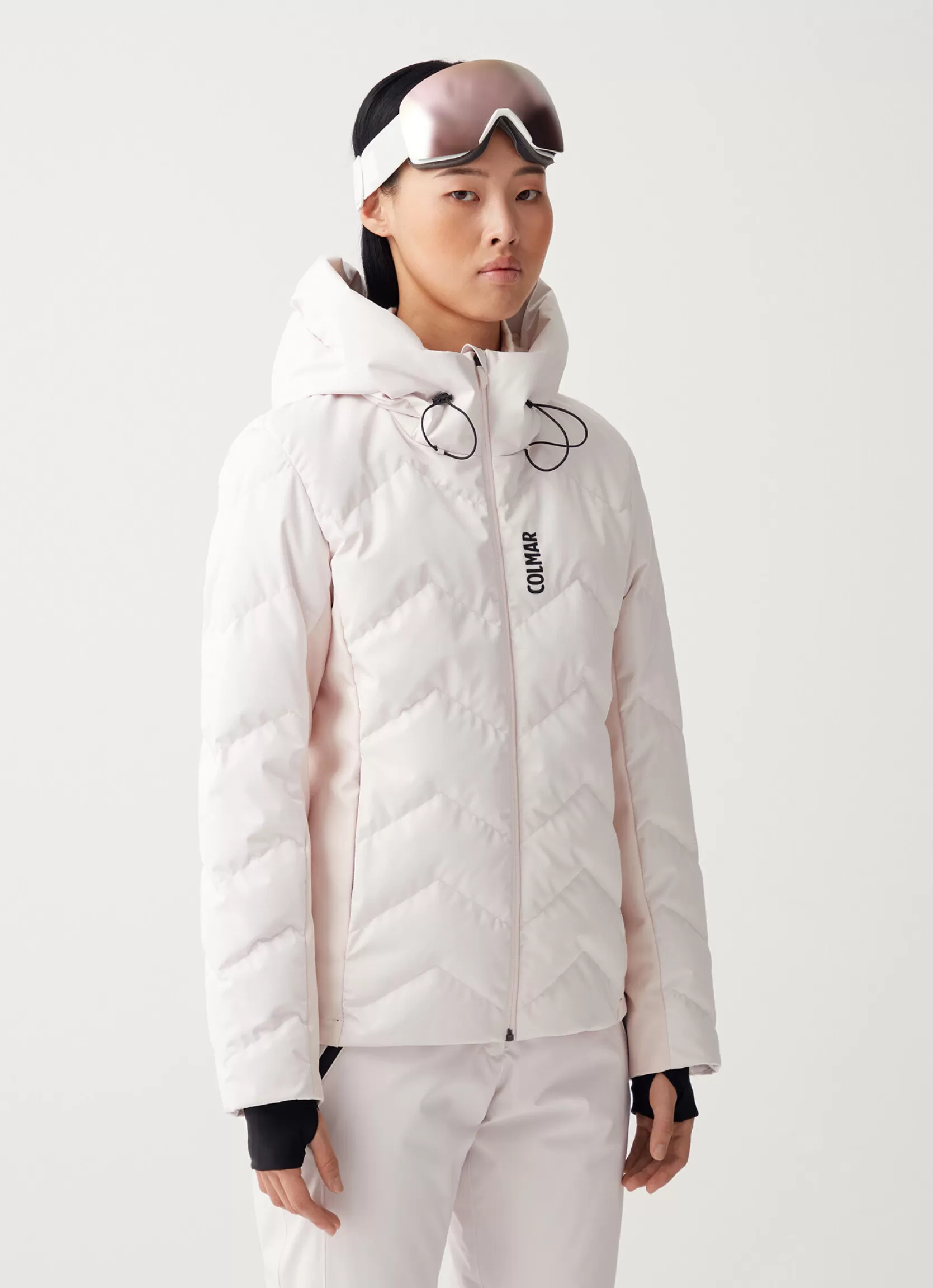 Colmar Stretch ski jacket with wide hood-collar | woman Ski Jackets